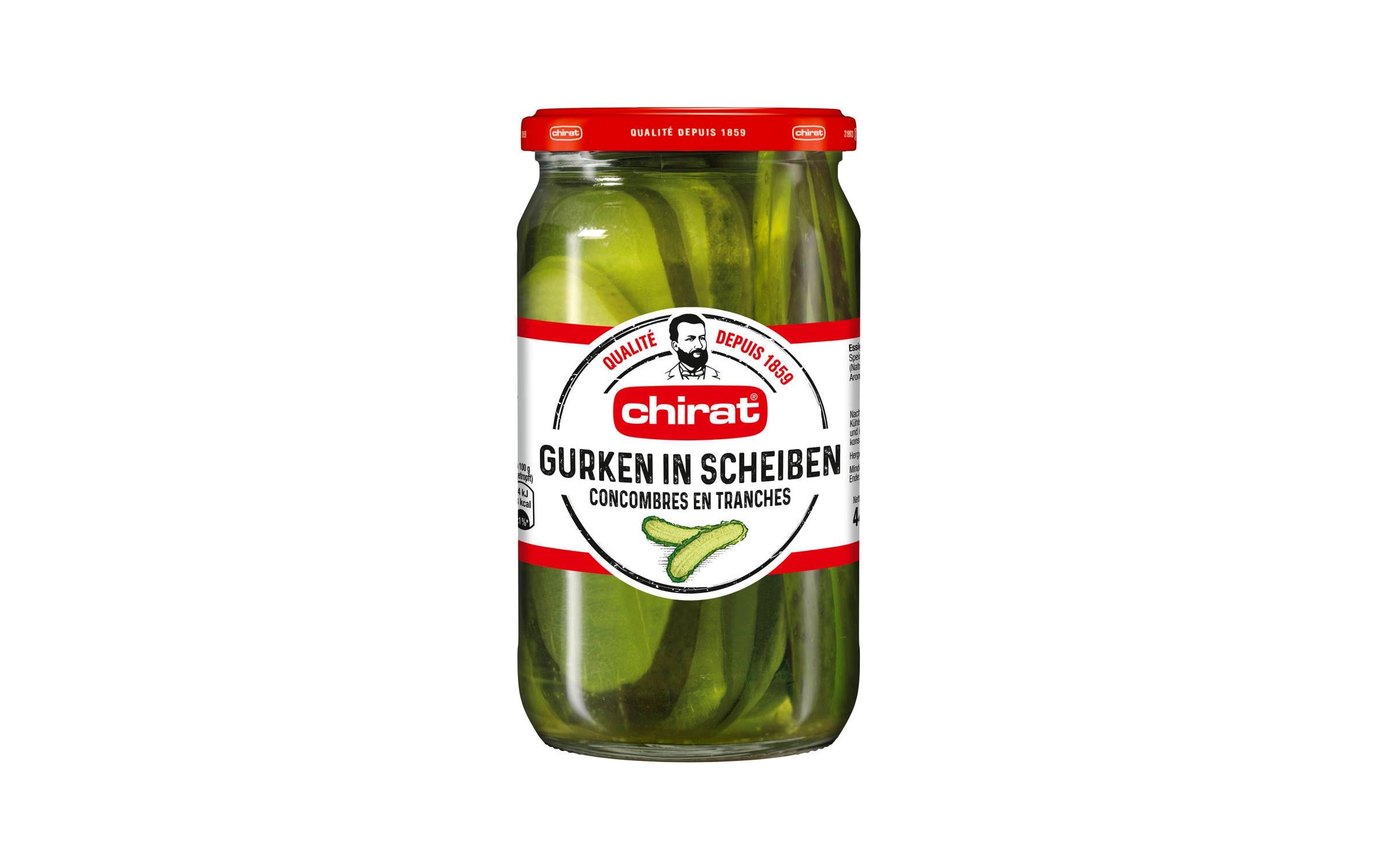 Chirat Gurken in Scheiben 445 g