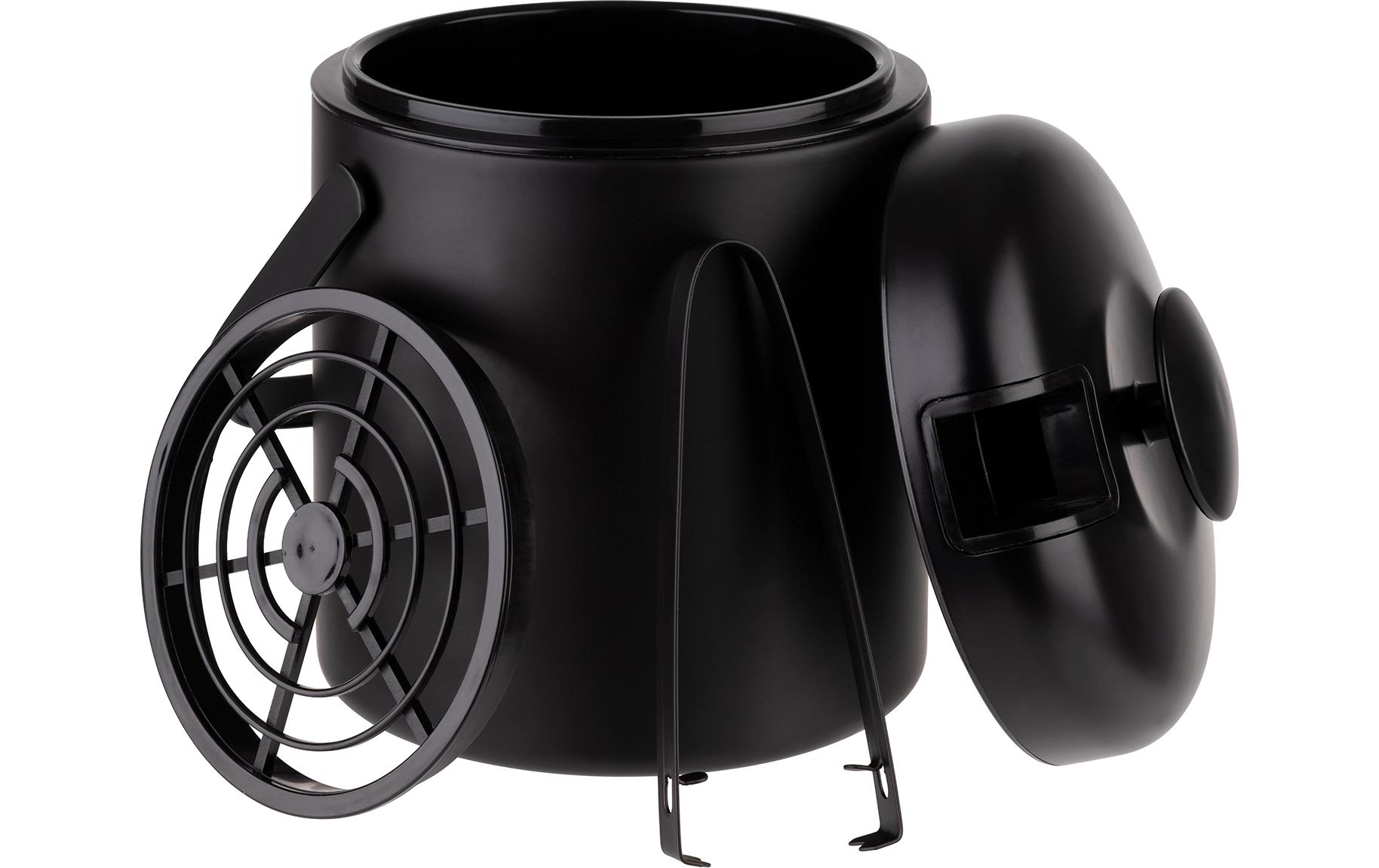 APS Eiswürfelbehälter POLAR 14 x 22 cm, 1.3 Liter, Schwarz