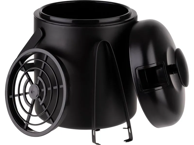 APS Eiswürfelbehälter POLAR 14 x 22 cm, 1.3 Liter, Schwarz