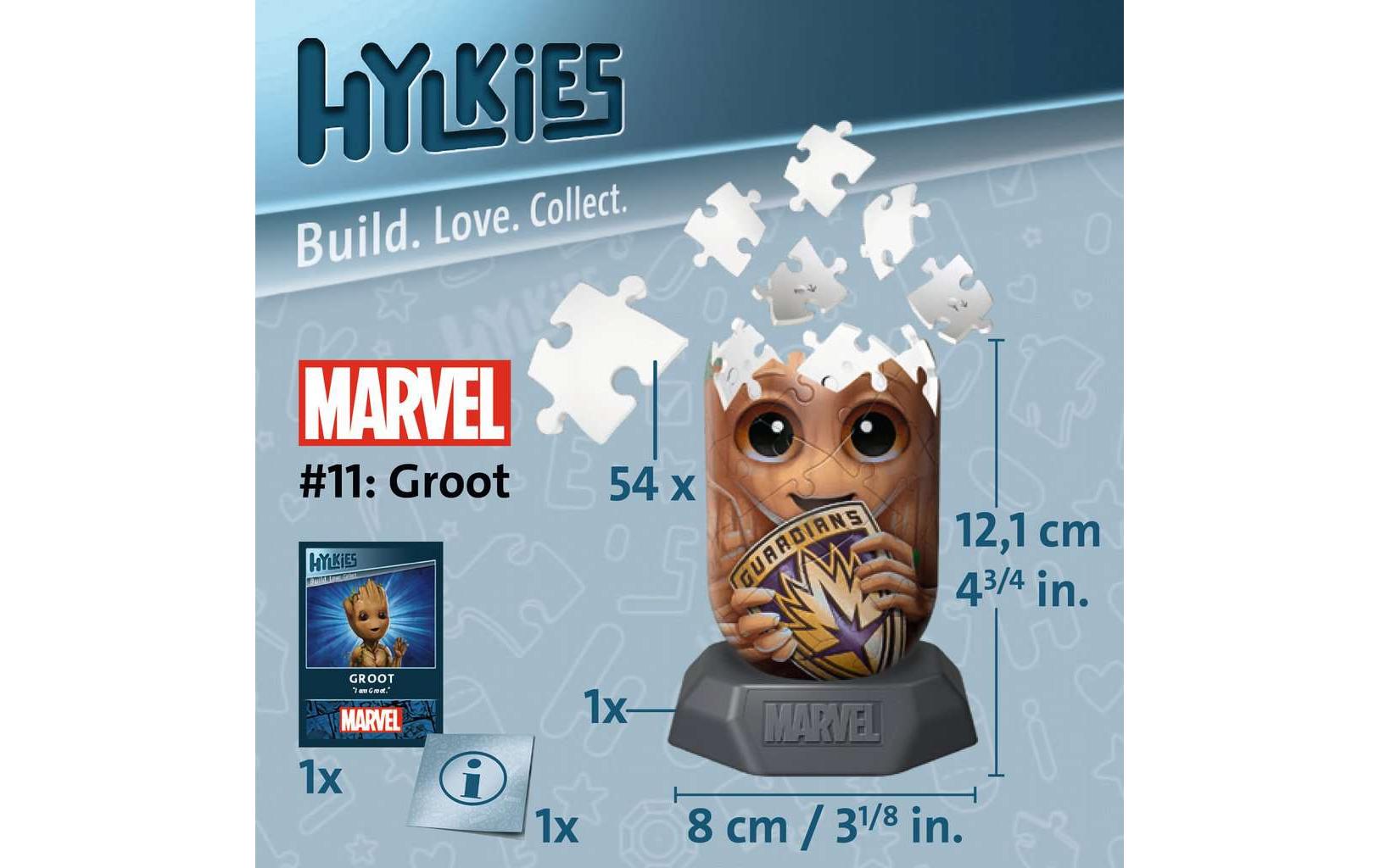 Ravensburger 3D Puzzle Hylkies #11 Groot 54 Teile