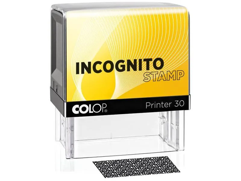 Colop Stempel Incognito 30 Schwarz Colop Stempel Incognito 30 Schwarz