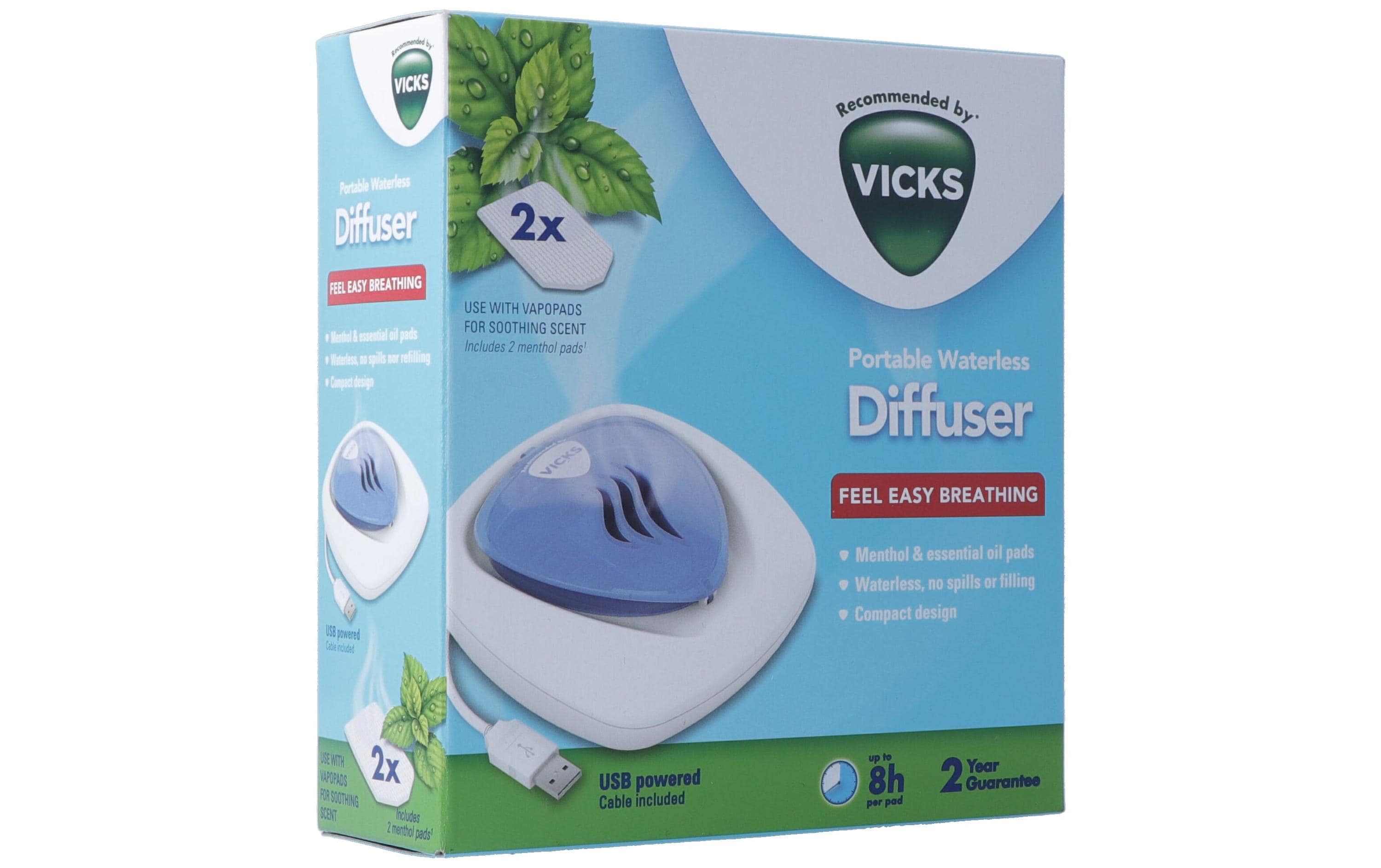 Vicks wasserloser tragbarer Diffusor VH180 Vicks wasserloser tragbarer Diffusor VH180