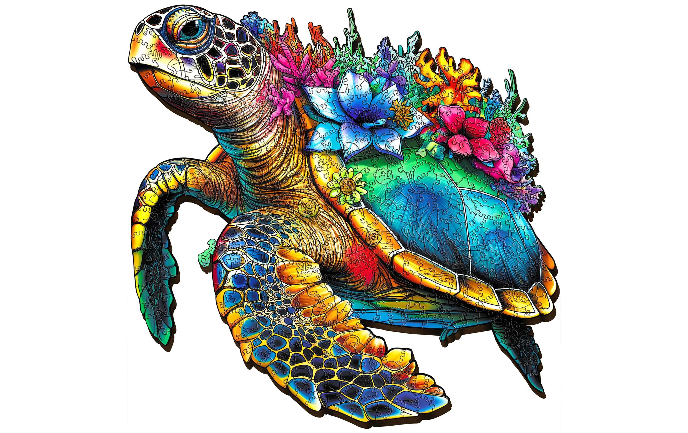 Escape Welt Holz-Puzzle Schildkröte