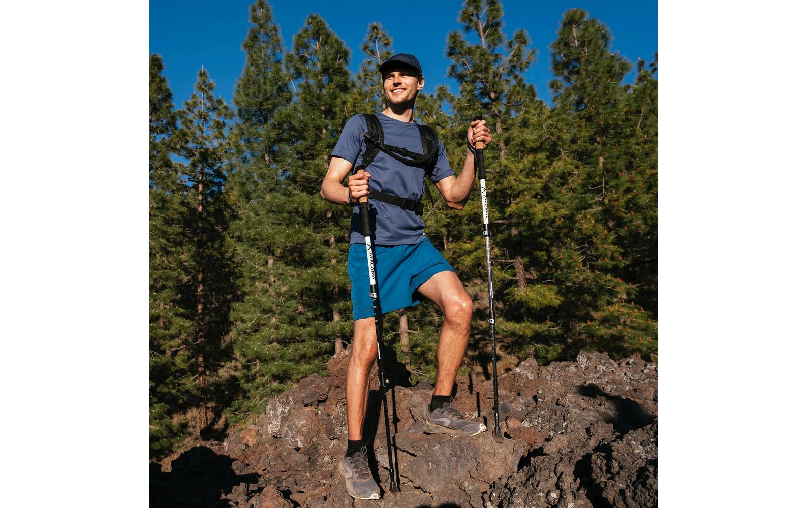 Atacama Teleskop Wanderstöcke 13-tlg. 110-135 cm