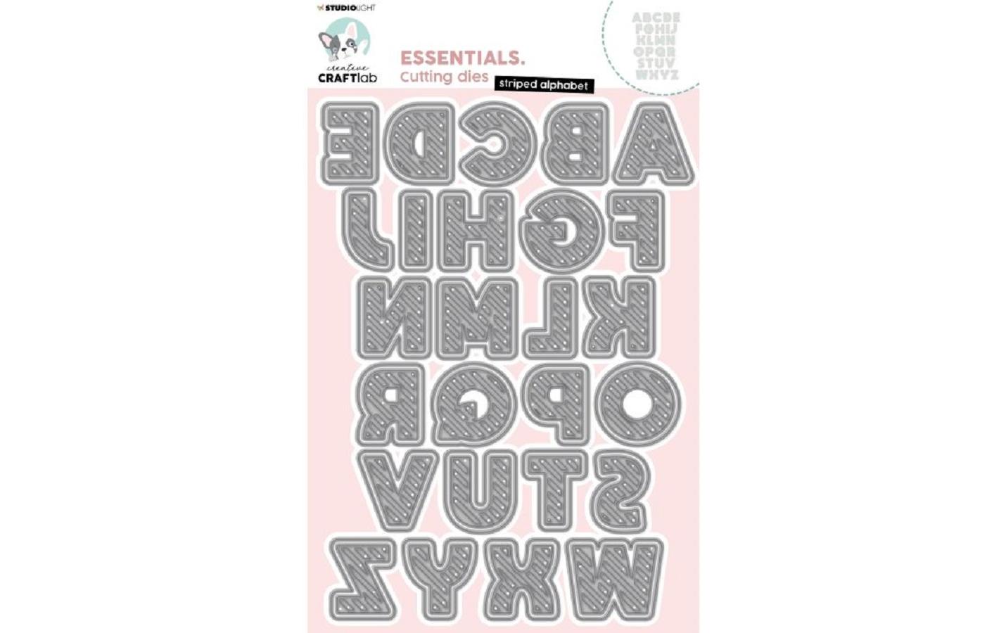 Studio Light Stanzschablone Alphabet 164x265x1 mm Studio Light Stanzschablone Alphabet 164x265x1 mm