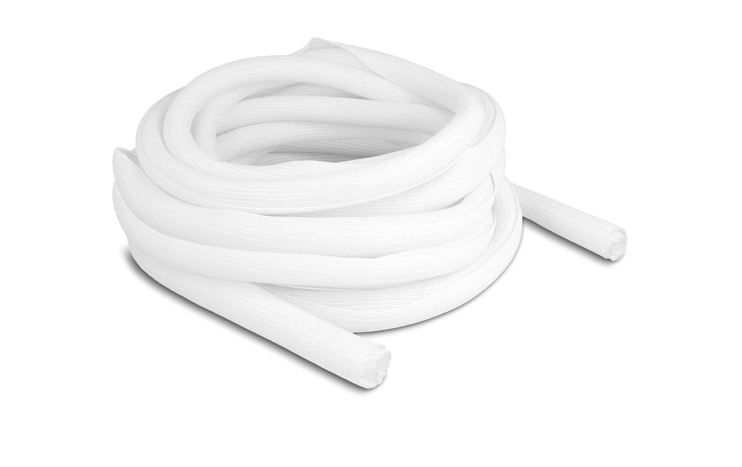 Delock Geflechtschlauch Selbstschliessend 10 m x 19 mm Weiss Delock Geflechtschlauch Selbstschliessend 10 m x 19 mm Weiss