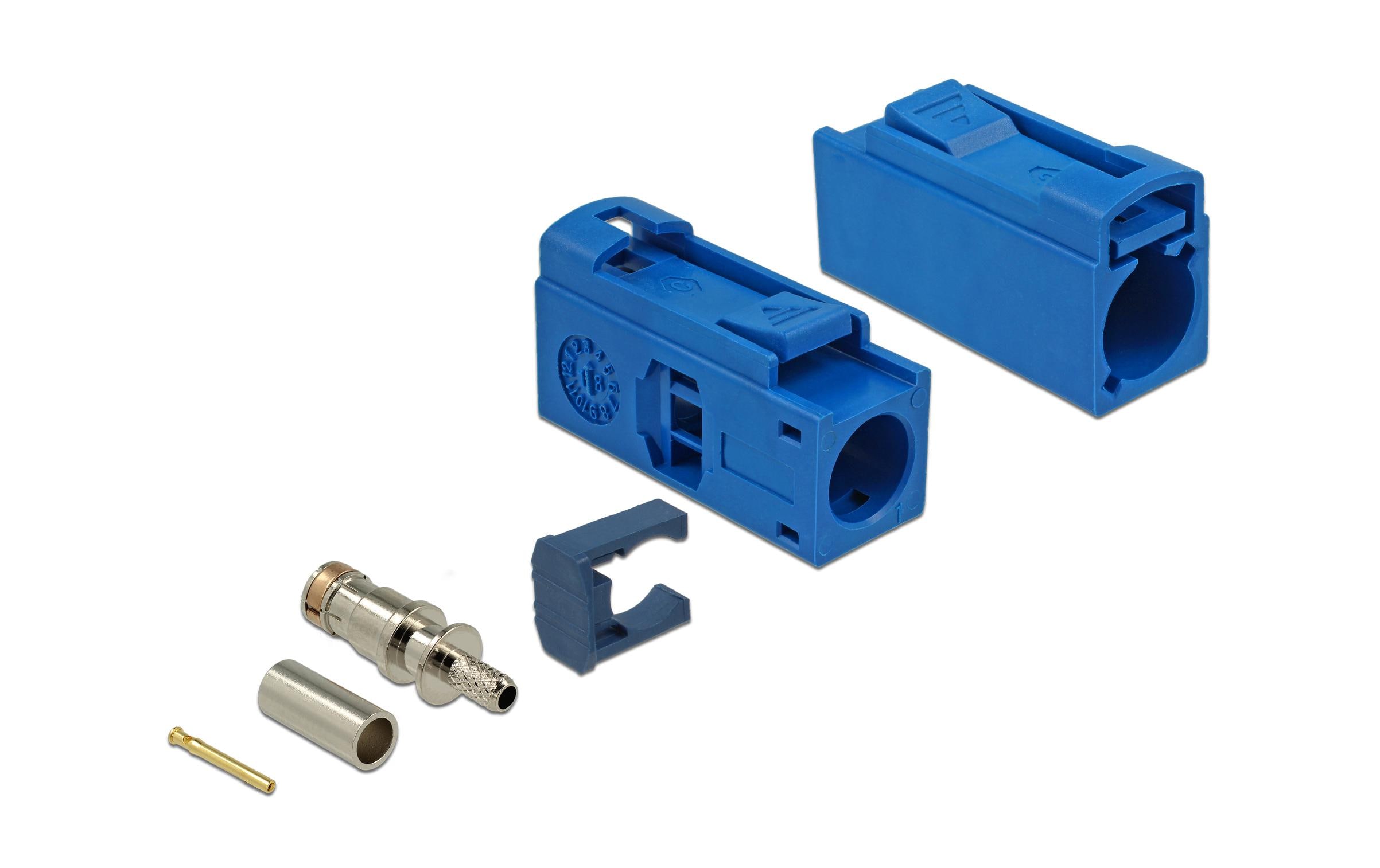 Delock Antennenadapter zum Crimpen FAKRA C Buchse (f) - Offen Offen Delock Antennenadapter zum Crimpen FAKRA C Buchse (f) - Offen Offen