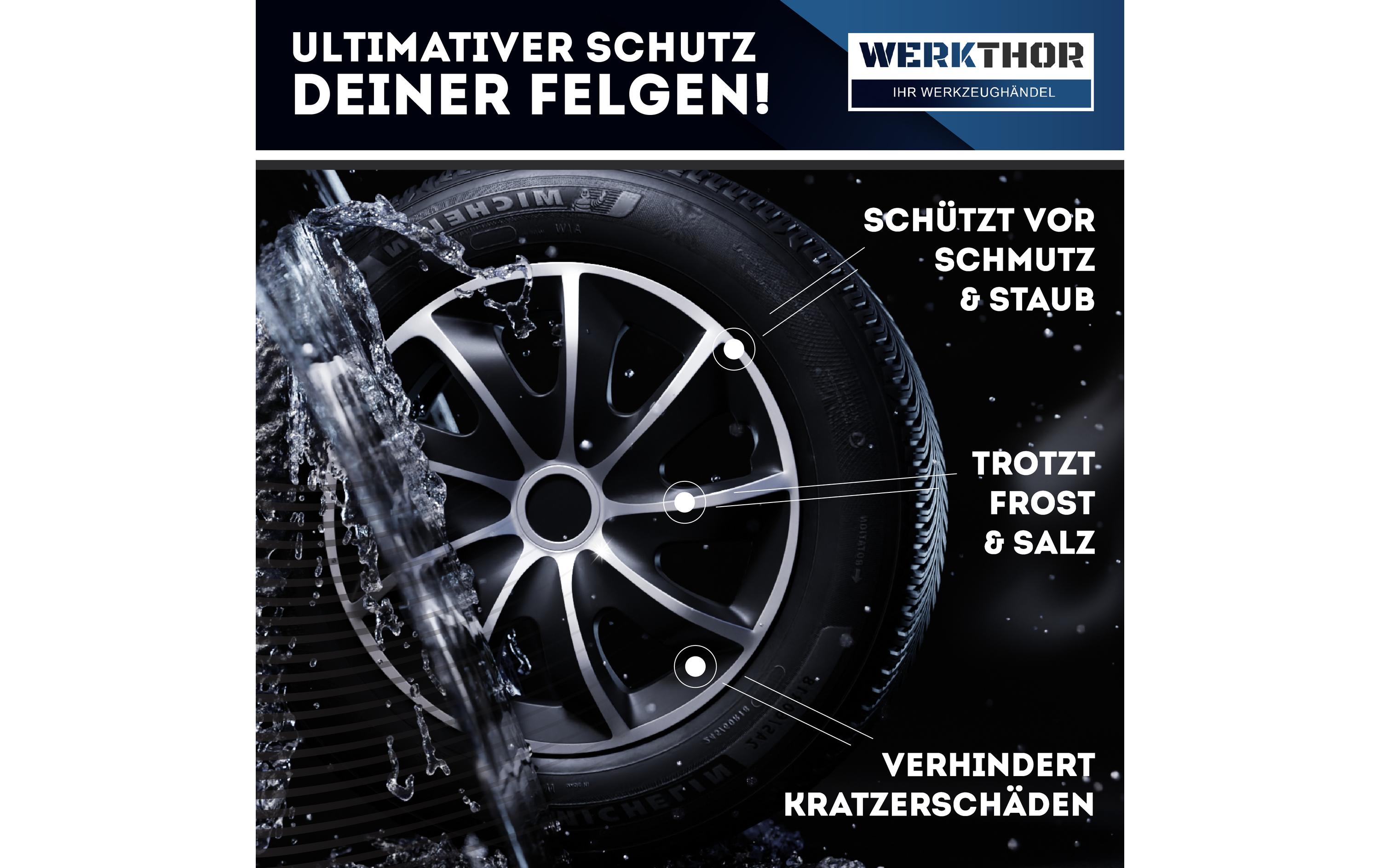 Werkthor Radzierblende 4er Set 14