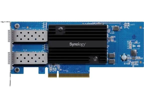 Synology Erweiterungskarte E25G30-F2 2x 25GbE SFP28 Synology Erweiterungskarte E25G30-F2 2x 25GbE SFP28