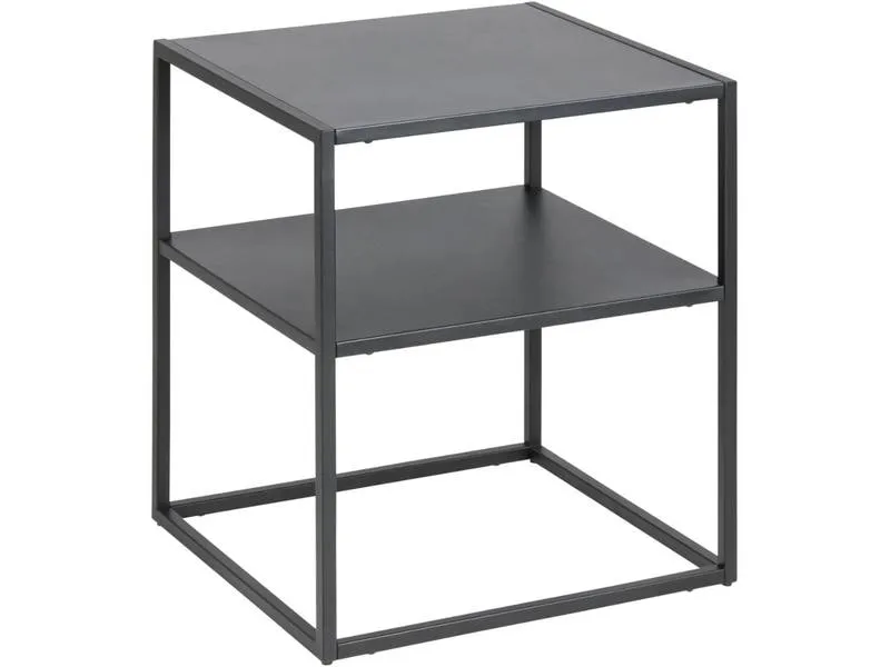 AC Design Beistelltisch Newton 45 x 40 x 50,5 cm, Schwarz