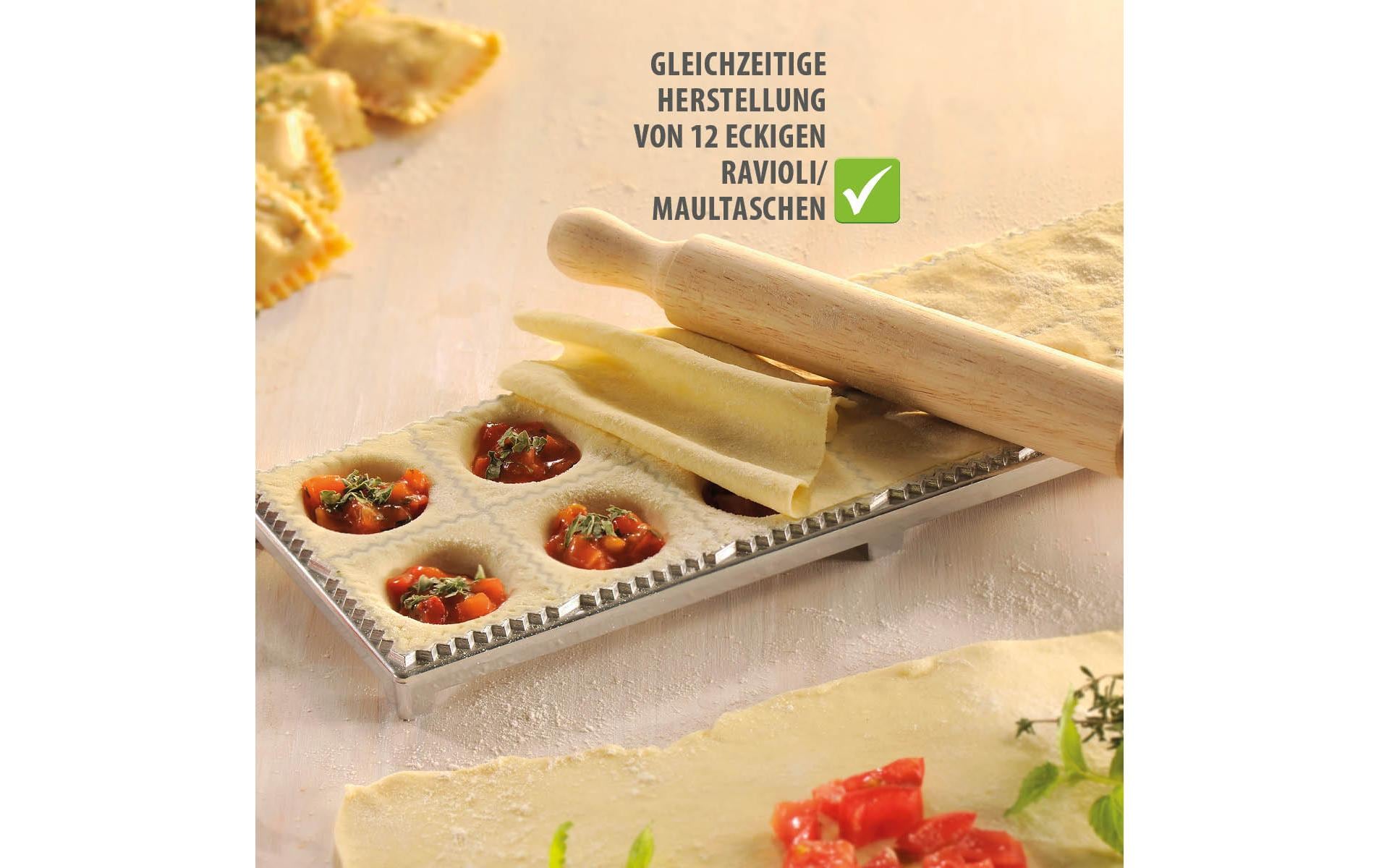 GEFU Ravioli- und Teigtaschenformer Tasca 3-teilig, eckig