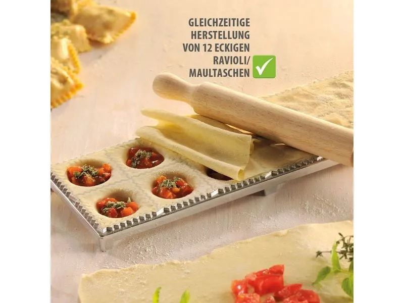 GEFU Ravioli- und Teigtaschenformer Tasca 3-teilig, eckig