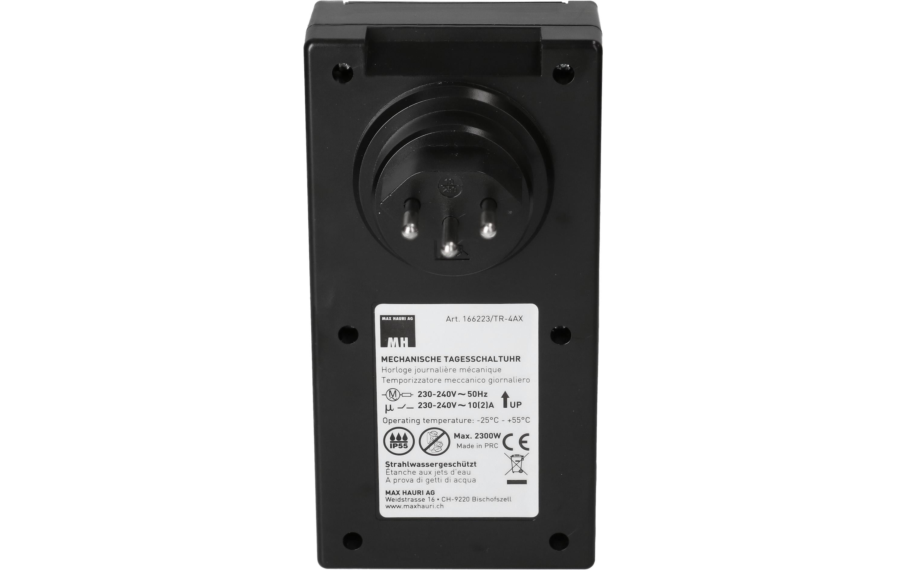 Max Hauri Zeitschaltuhr IP55 24 h Mechanisch