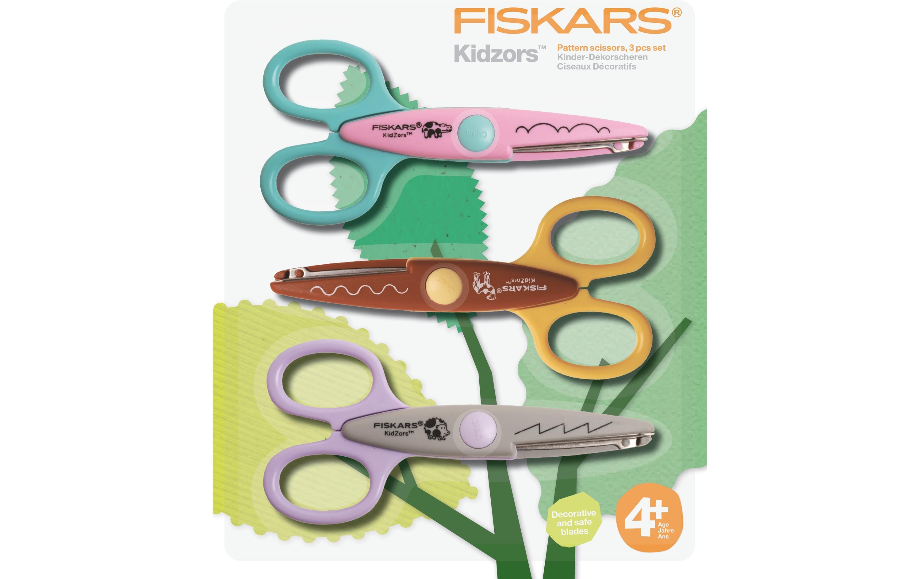 Fiskars Dekorscheren 3-er Set Zoo 13 cm, Rostfreier Stahl, Universal Fiskars Dekorscheren 3-er Set Zoo 13 cm, Rostfreier Stahl, Universal