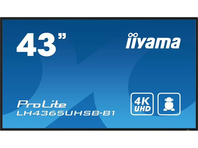 iiyama Public Display LH4365UHSB-B1 42.5 iiyama Public Display LH4365UHSB-B1 42.5