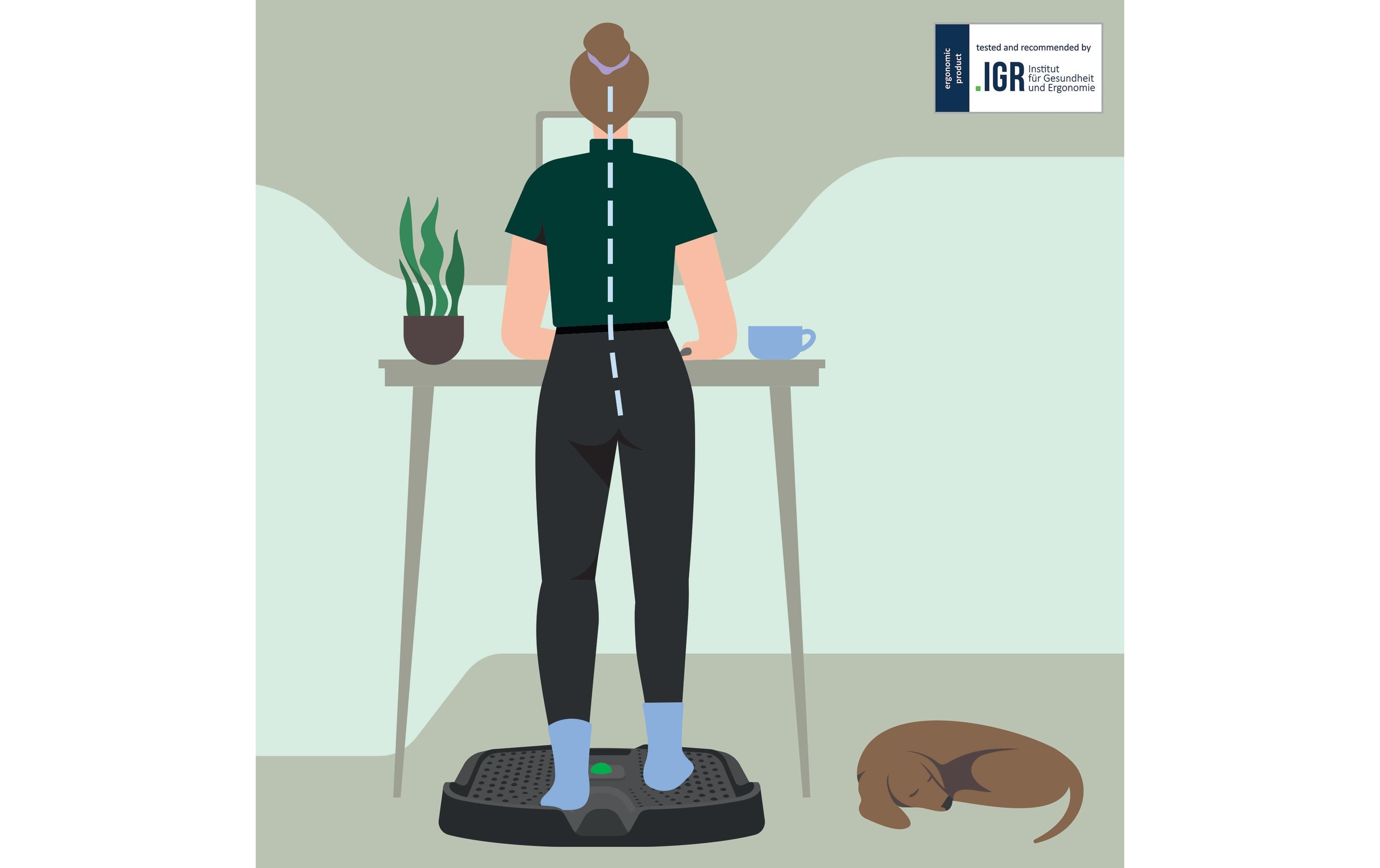 Leitz Anti-Ermüdungsmatte Ergo 60.5 x 68.1 cm Leitz Anti-Ermüdungsmatte Ergo 60.5 x 68.1 cm