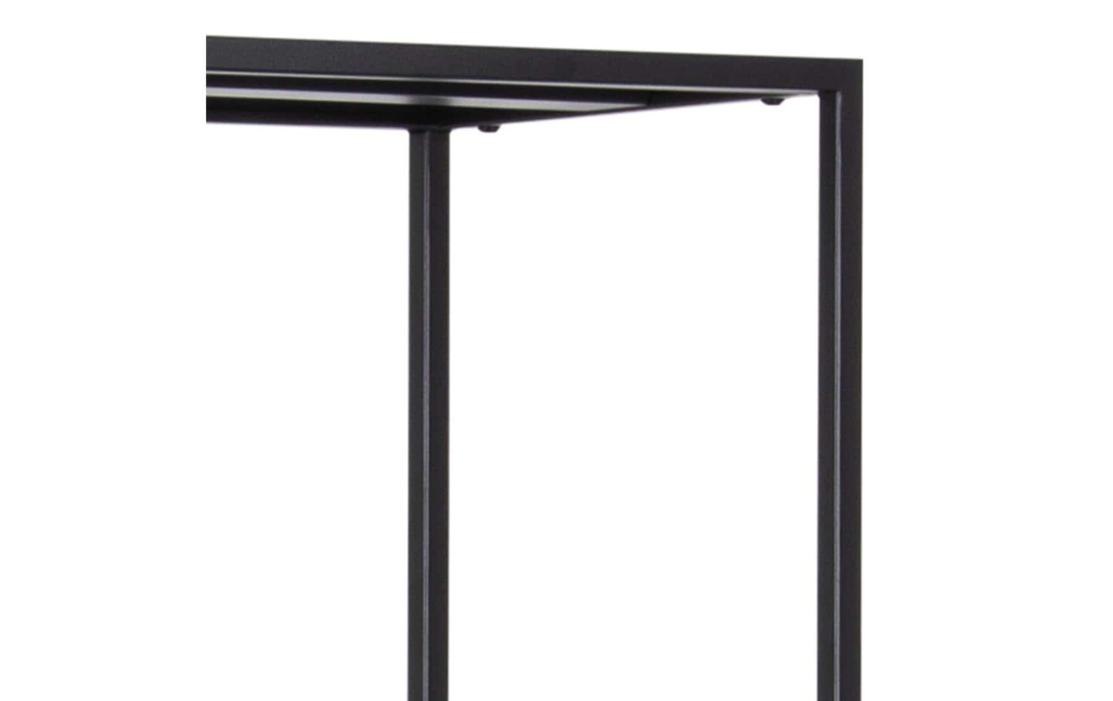 AC Design Regal Newcastle 69,5 x 30 x 185 cm, Schwarz