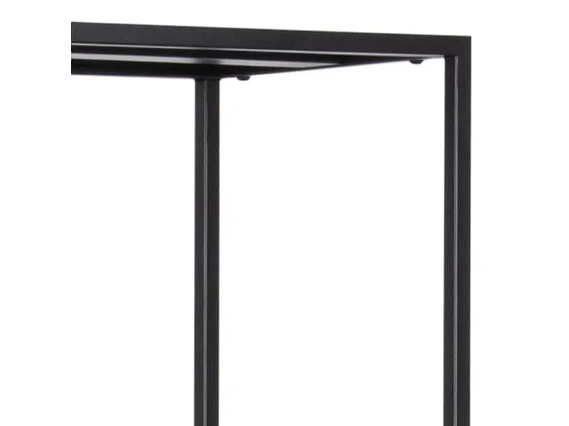 AC Design Regal Newcastle 69,5 x 30 x 185 cm, Schwarz