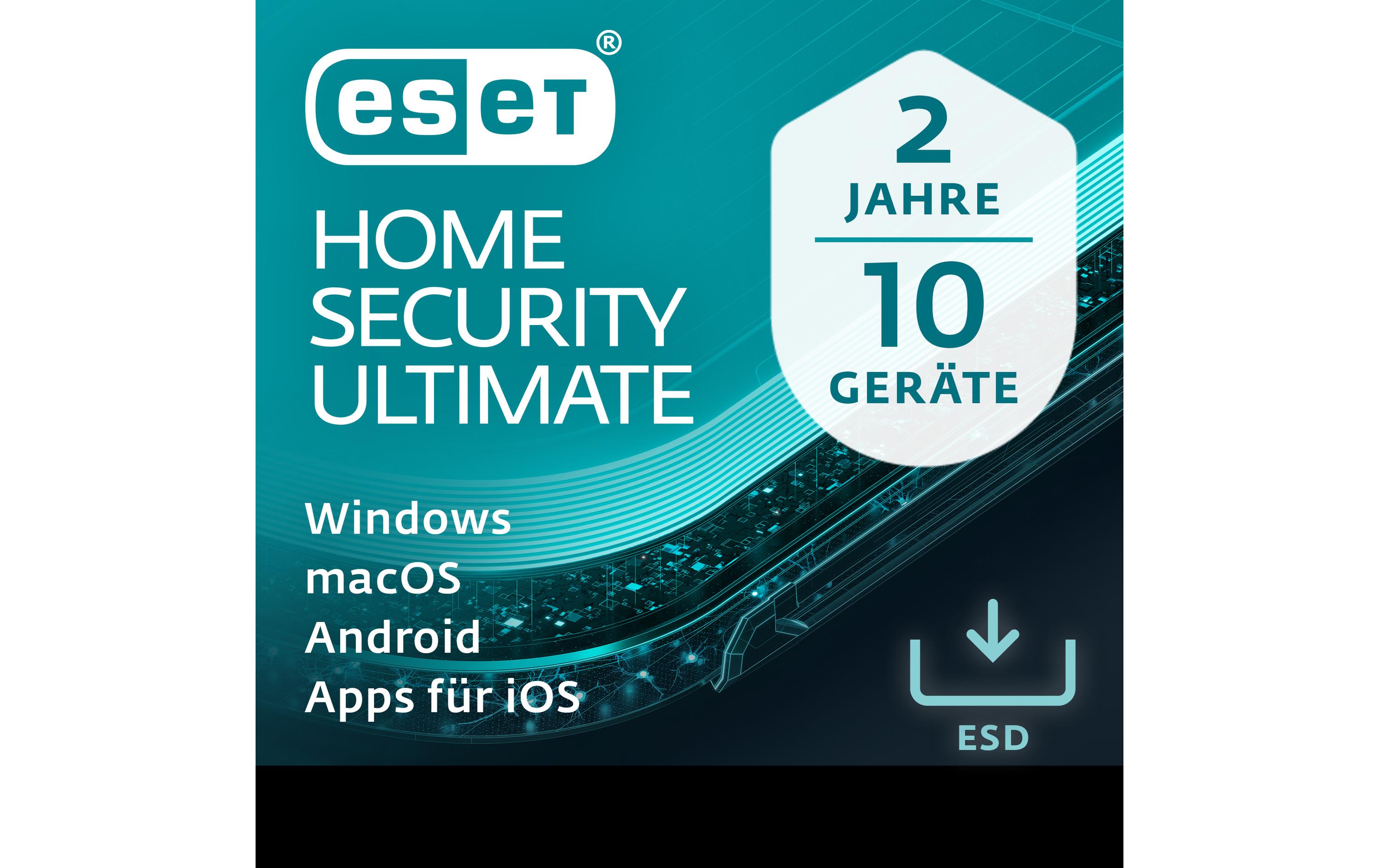 ESET HOME Security Ultimate ESD, Vollversion, 10 User, 2 Jahre ESET HOME Security Ultimate ESD, Vollversion, 10 User, 2 Jahre