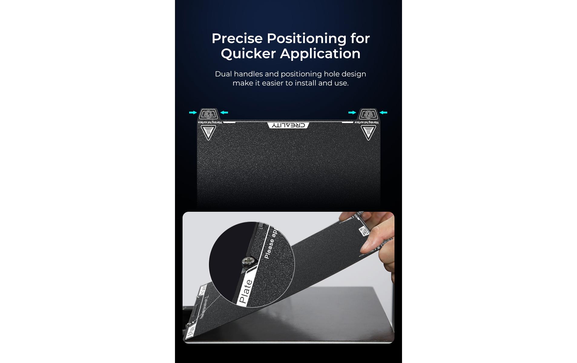 Creality Druckplattform K1C PEI Bauplatte