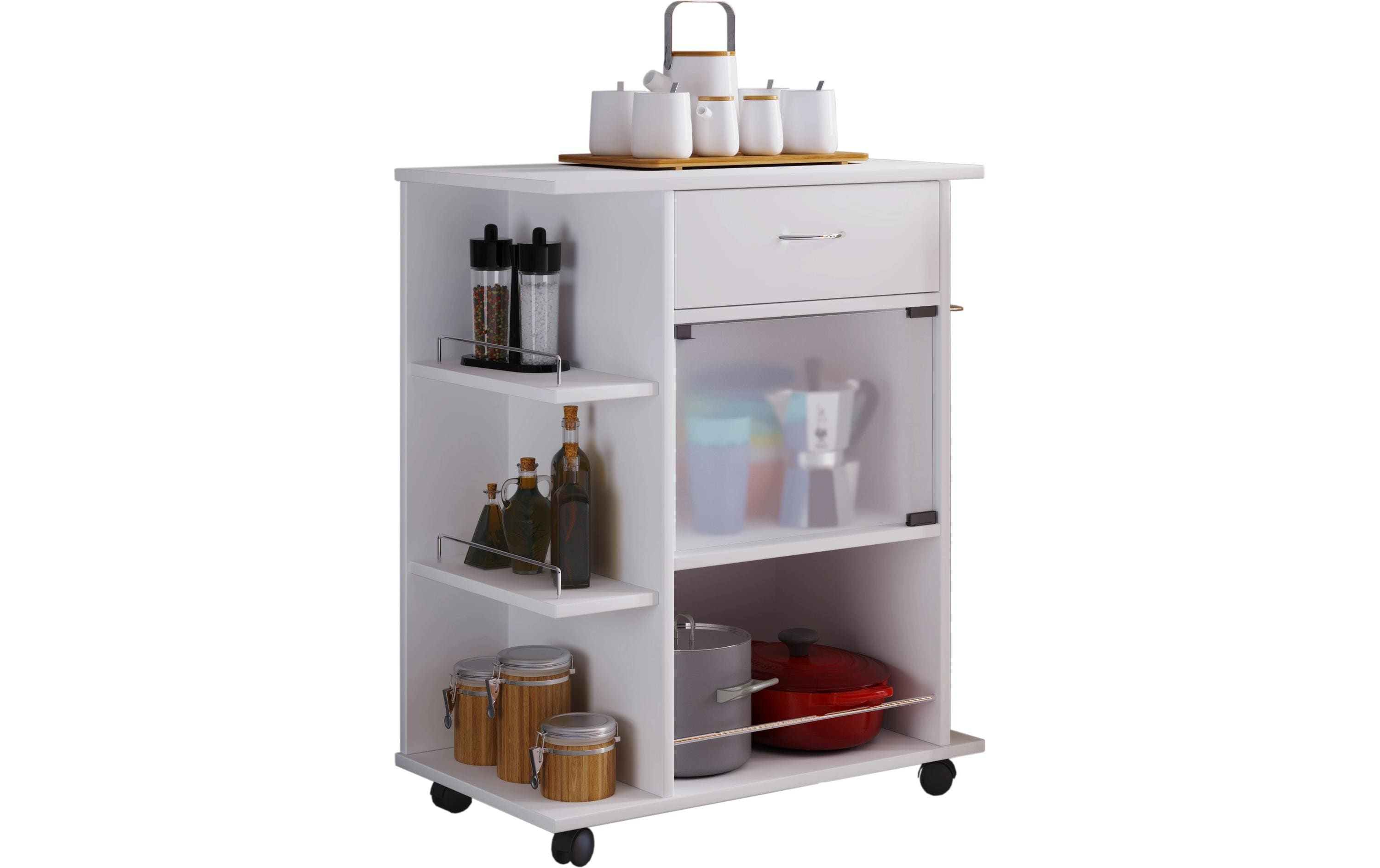 VCM Küchenwagen Pocis 65 x 80 x 39 cm, Weiss VCM Küchenwagen Pocis 65 x 80 x 39 cm, Weiss