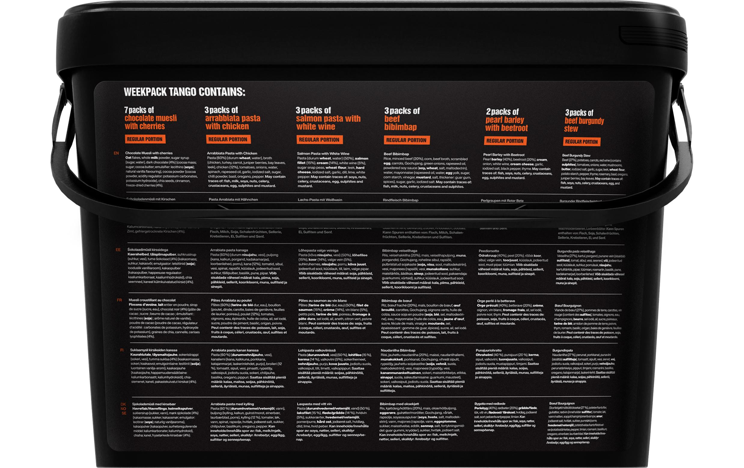 Tactical Foodpack Hauptgericht Weekpack Tango