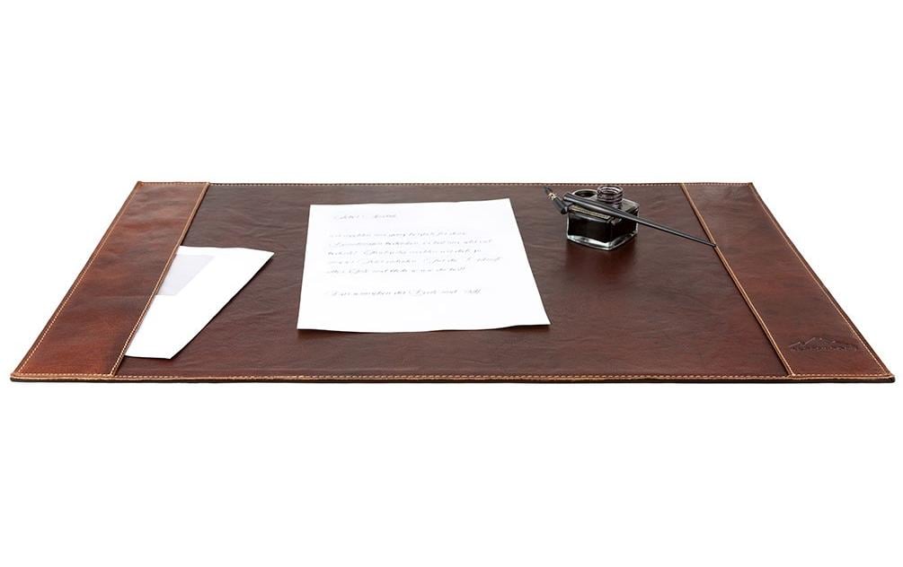 Alpenleder Schreibunterlage Tirol 68 x 45 cm, Brandy