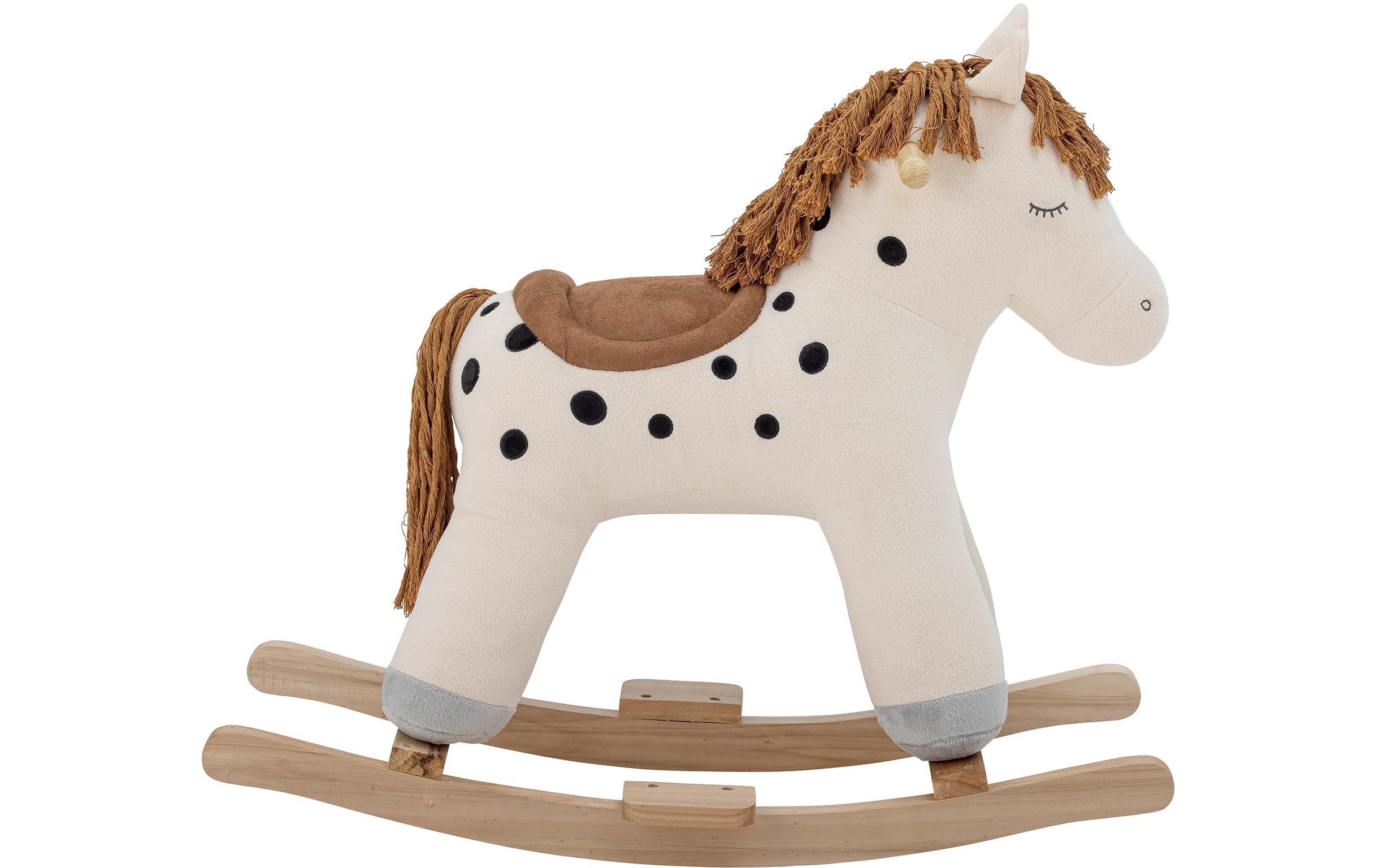 Bloomingville Schaukelpferd Merlen Weiss