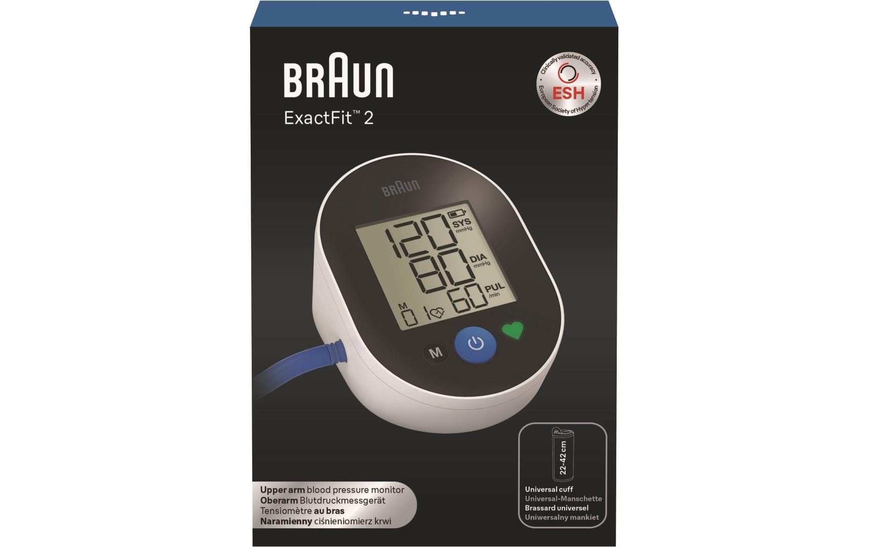 Braun Blutdruckmessgerät ExactFit 2 BUA4050