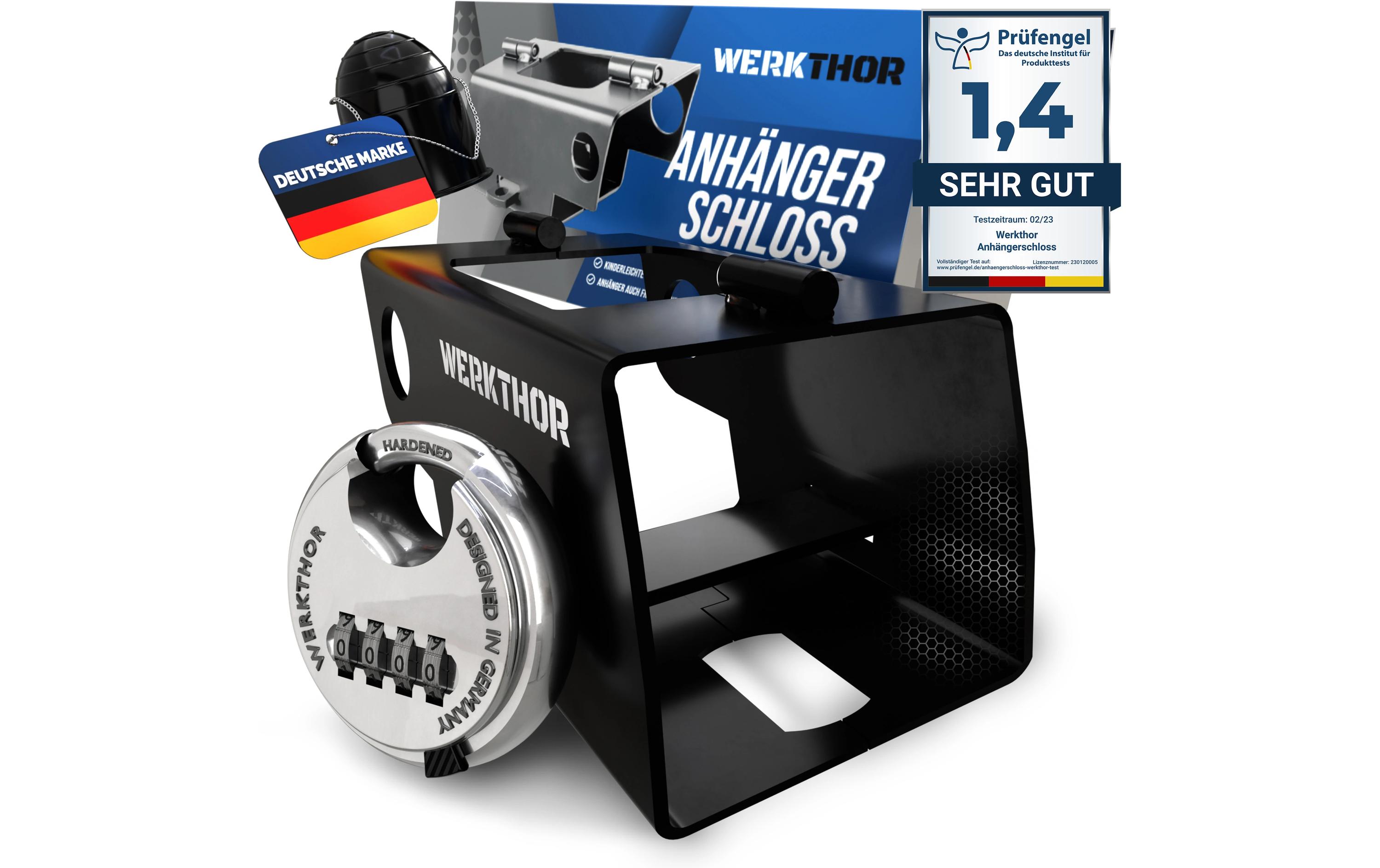 Werkthor Edelstahl Anhängerschloss