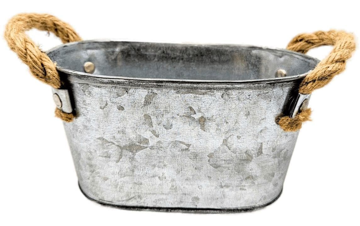 CHALET Blumentopf Elis 18 x 10.5 x 9 cm, Silber CHALET Blumentopf Elis 18 x 10.5 x 9 cm, Silber