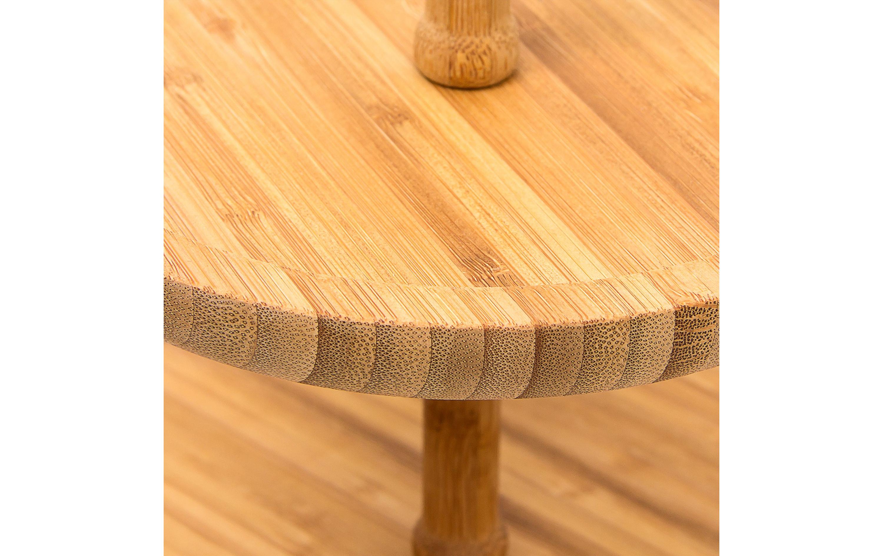 relaxdays Etagere 3-stufig, Hellbraun