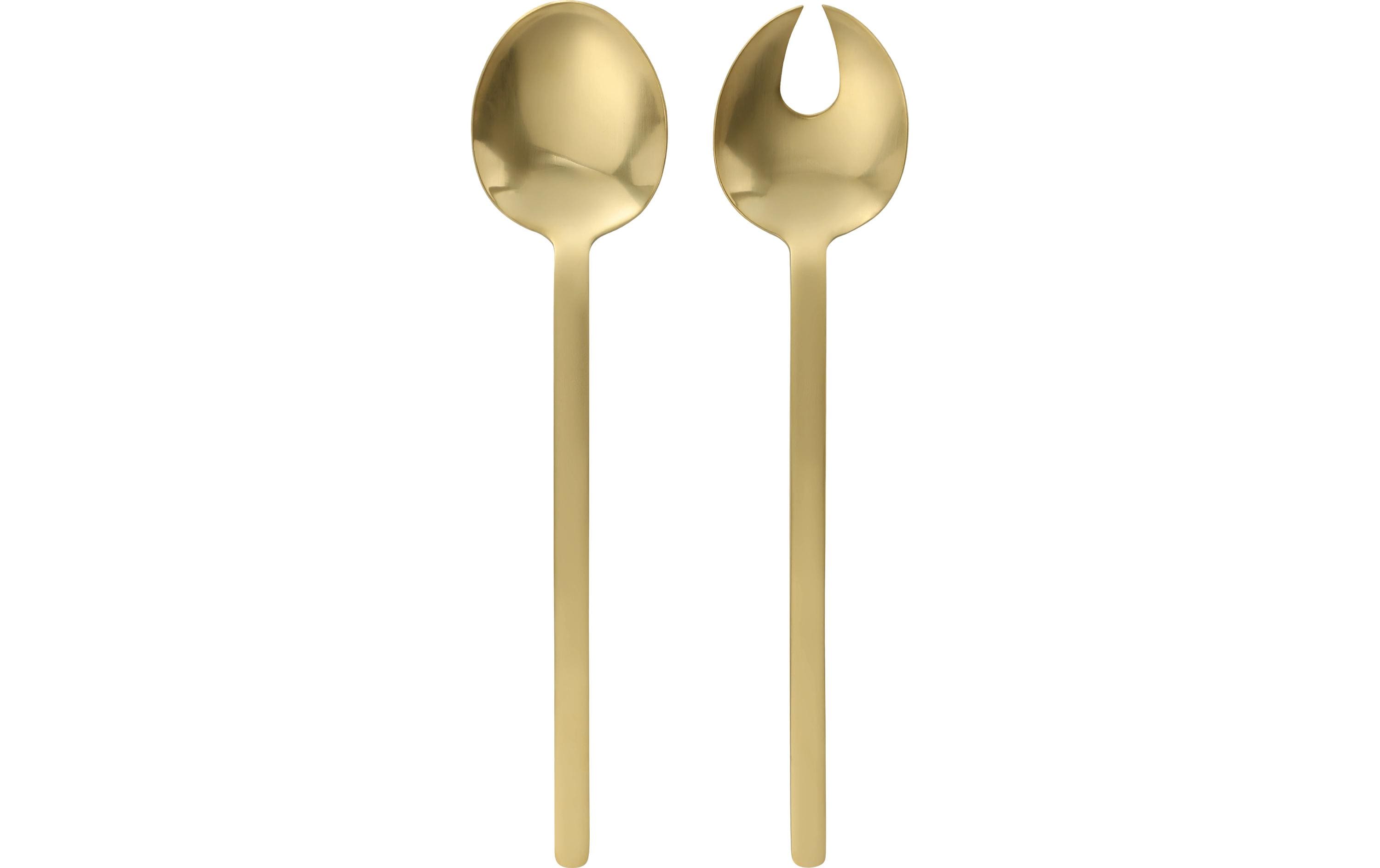EGLO Salatbesteck Seoni 2-teilig, Gold Matt
