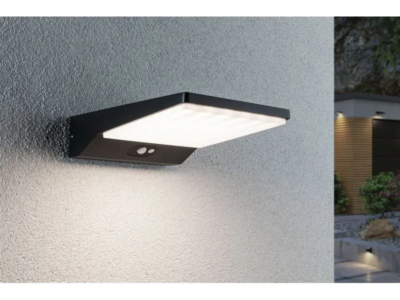 Paulmann Solar LED Aussenwandleuchte Ronas, Dunkelgrau