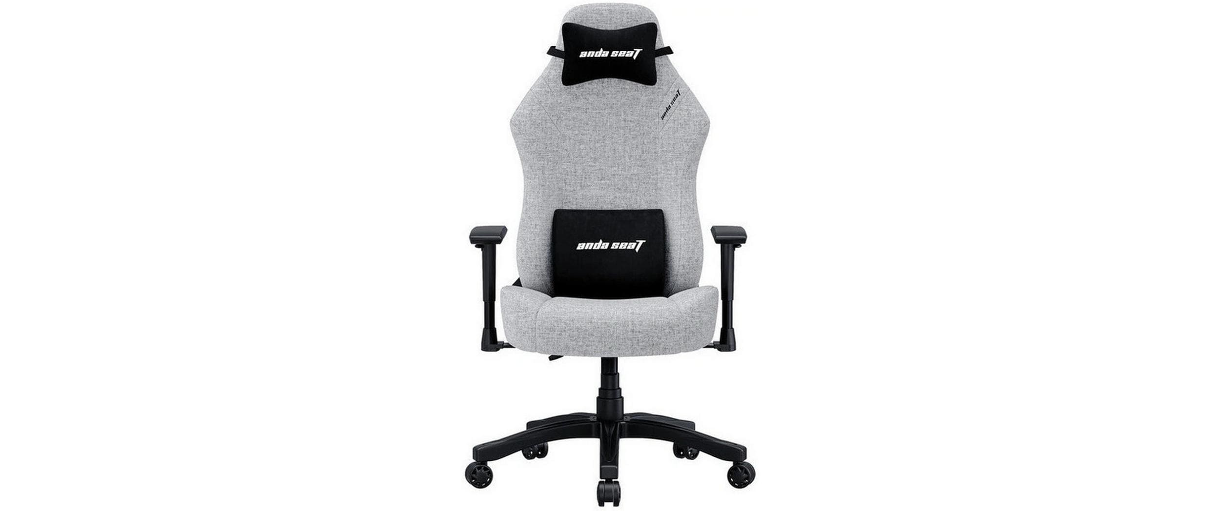 Anda Seat Gaming-Stuhl Luna Grau, Stoff