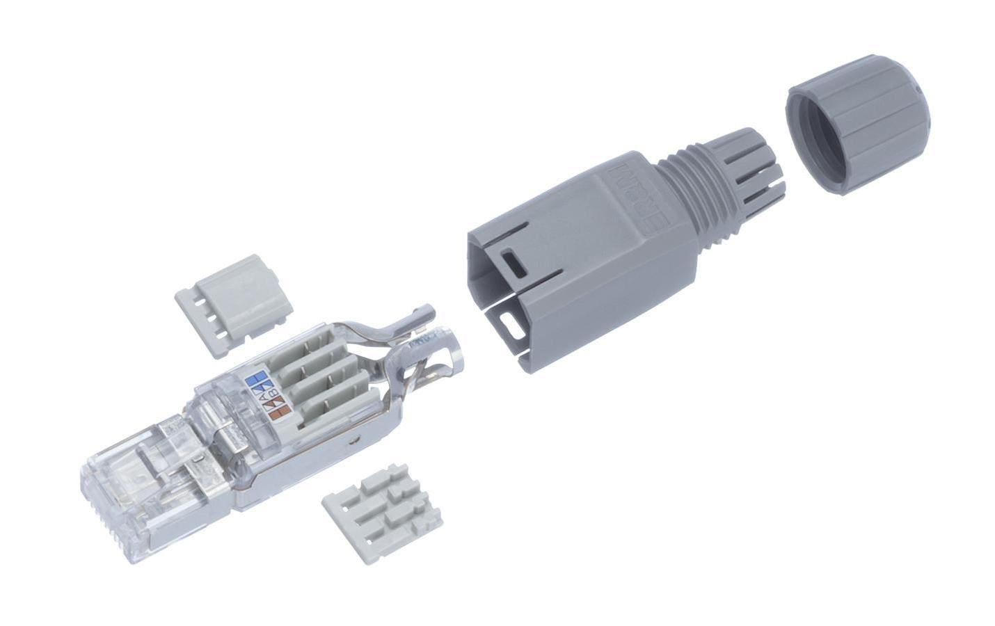 R&M Stecker RJ45 Cat. 5e Feldkonfektion R&M Stecker RJ45 Cat. 5e Feldkonfektion