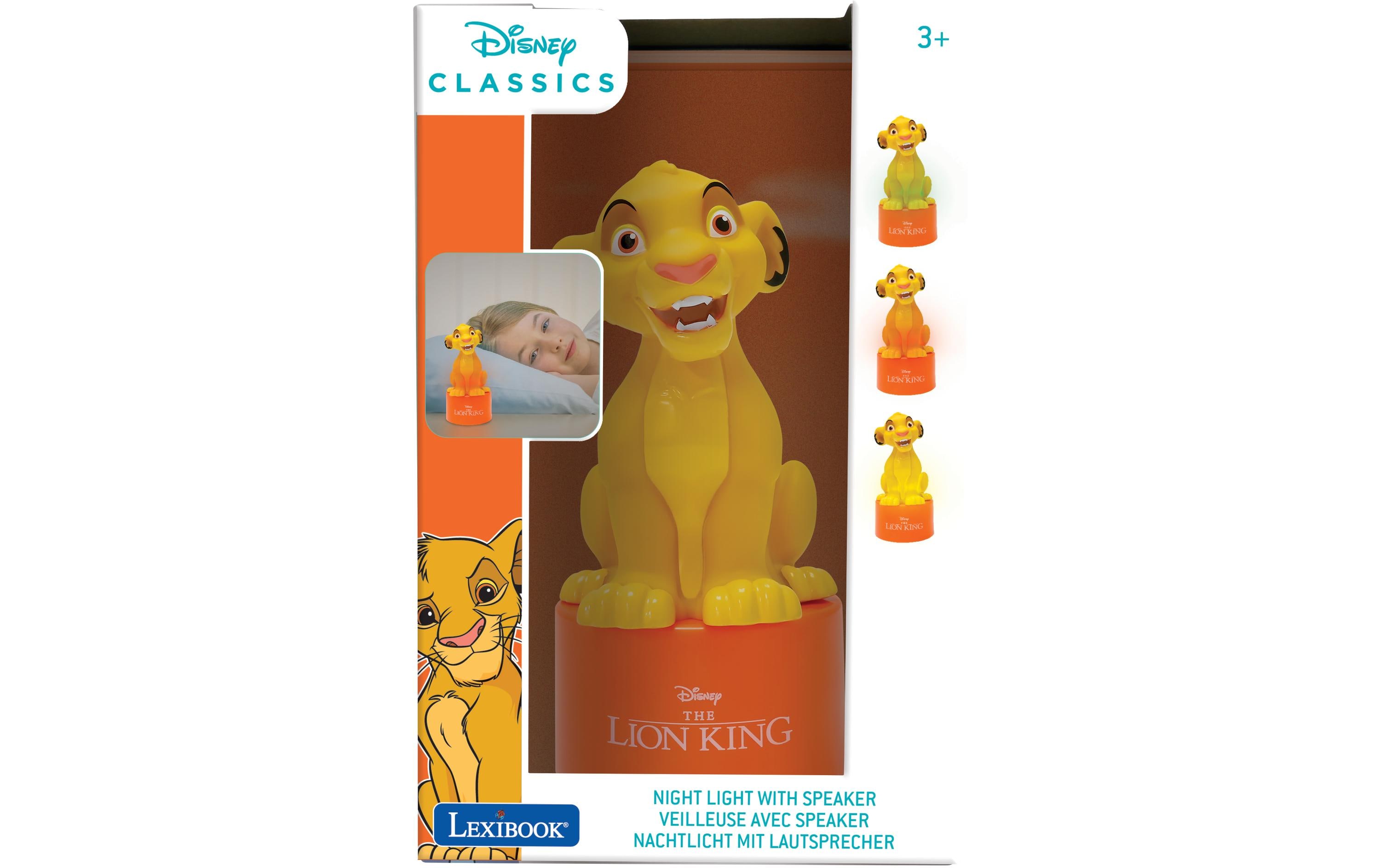 Lexibook Der König der Löwen Nachtlicht-Lautsprecher Gelb/Orange