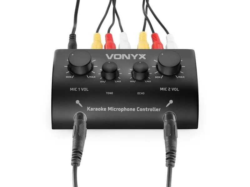 Vonyx Mikrofon-Controller AV430B Schwarz Vonyx Mikrofon-Controller AV430B Schwarz