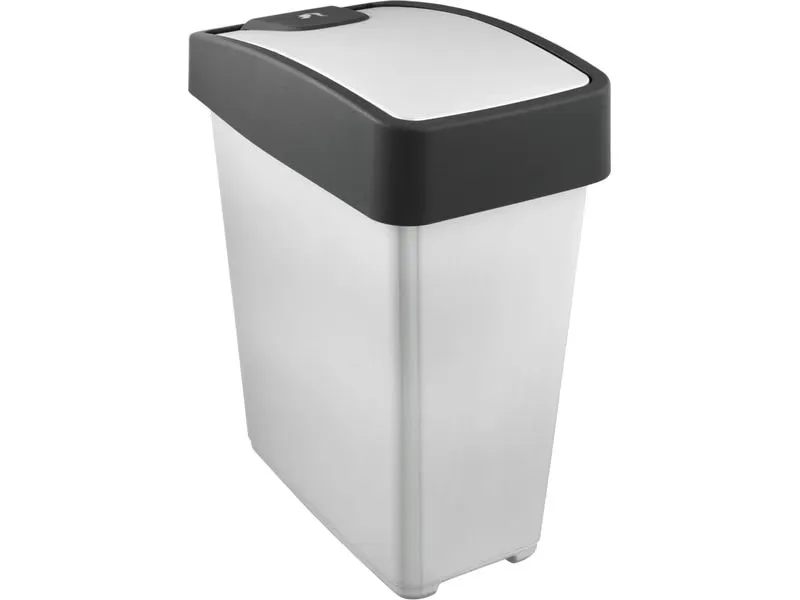 keeeper Abfalleimer Magne 25 l, Flip-Deckel, light silver keeeper Abfalleimer Magne 25 l, Flip-Deckel, light silver