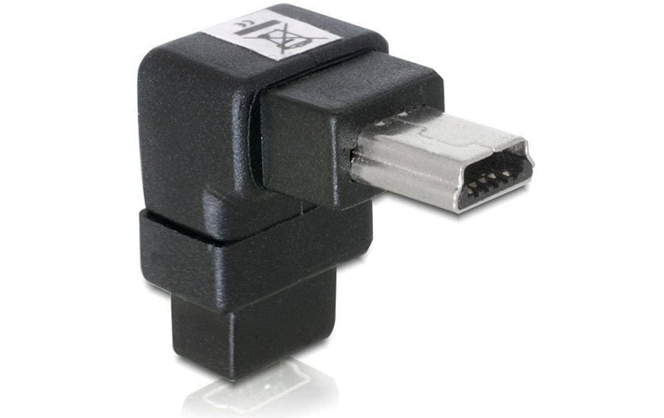 Delock USB 2.0 Adapter USB-MiniB Stecker - USB-MiniB Buchse Delock USB 2.0 Adapter USB-MiniB Stecker - USB-MiniB Buchse