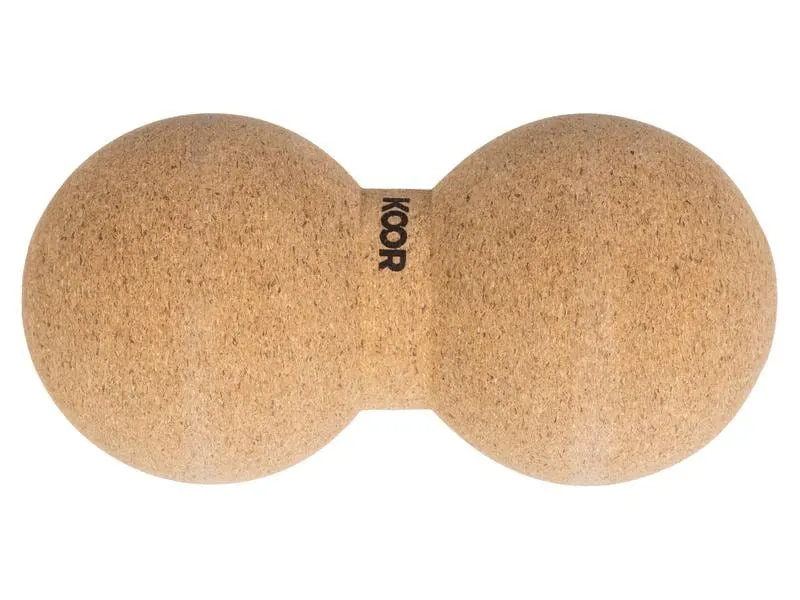 KOOR Faszientraining Doppelball, Kork KOOR Faszientraining Doppelball, Kork
