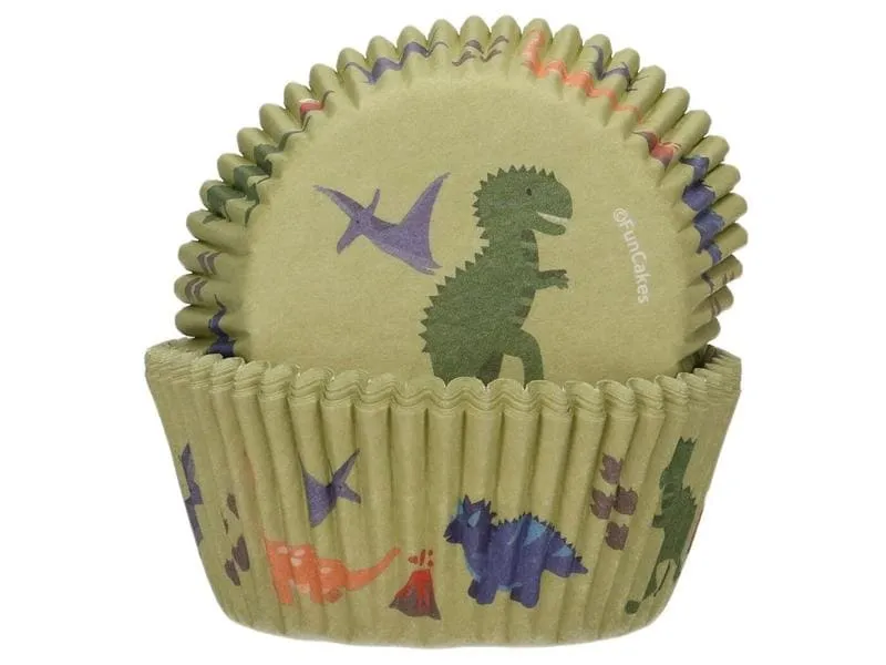 Funcakes Muffin Backform Dino 48 Stück