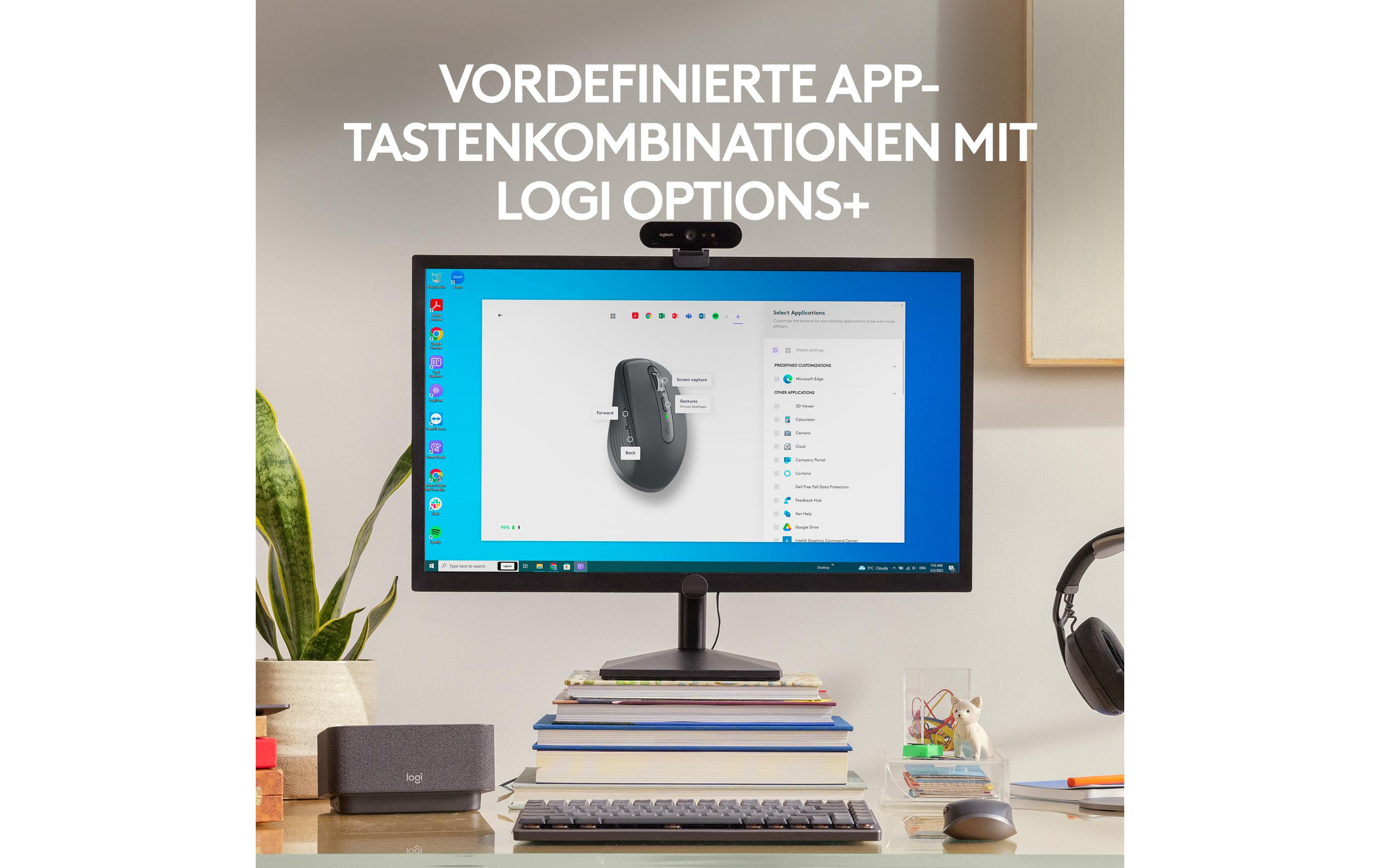 Logitech Mobile Maus MX Anywhere 3s for Business Graphite