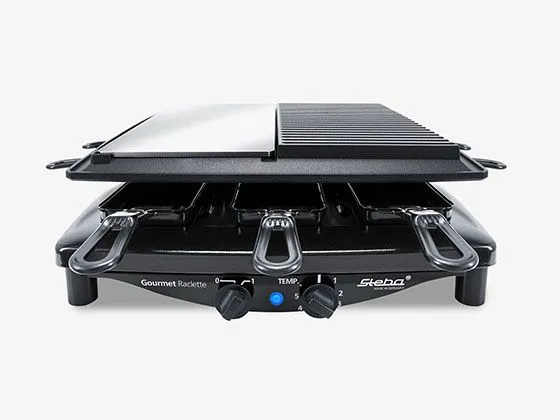 Steba Raclette RC8 Black Steel Edelstahl Schwarz Steba Raclette RC8 Black Steel Edelstahl Schwarz