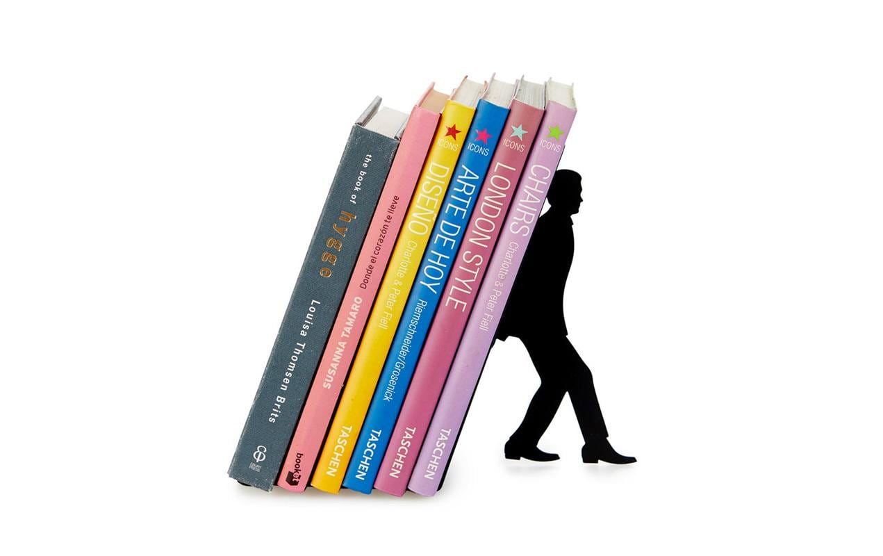 Trendform Buchstütze Too many Books Schwarz Trendform Buchstütze Too many Books Schwarz