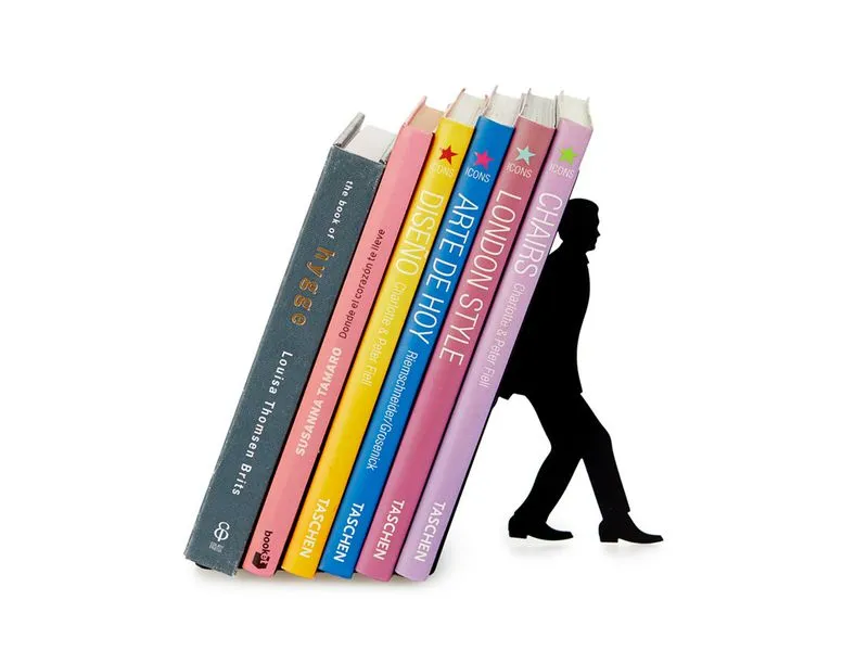 Trendform Buchstütze Too many Books Schwarz Trendform Buchstütze Too many Books Schwarz