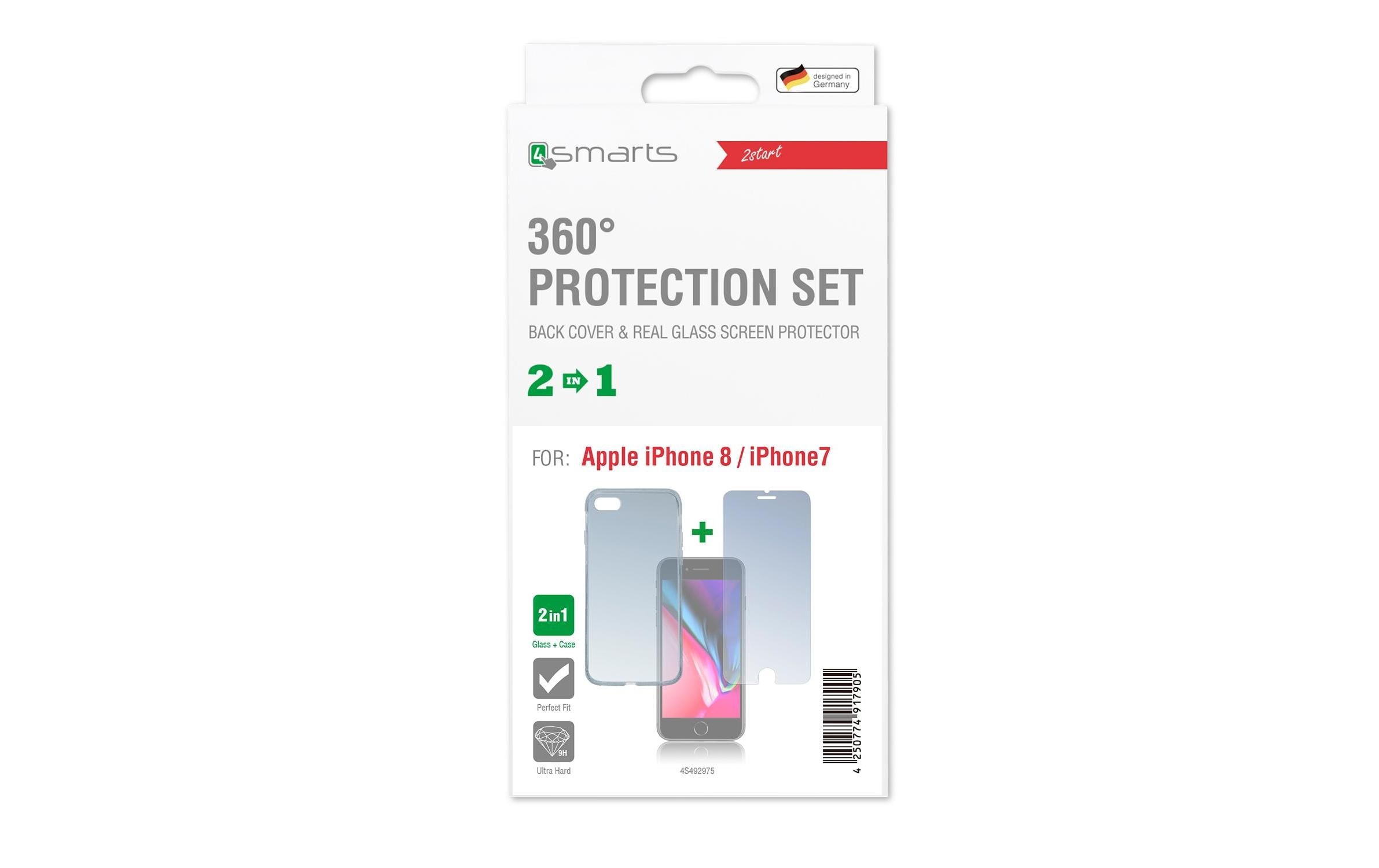 4smarts 360° Protection Set iPhone 7 / 8 / SE2 / SE3 4smarts 360° Protection Set iPhone 7 / 8 / SE2 / SE3