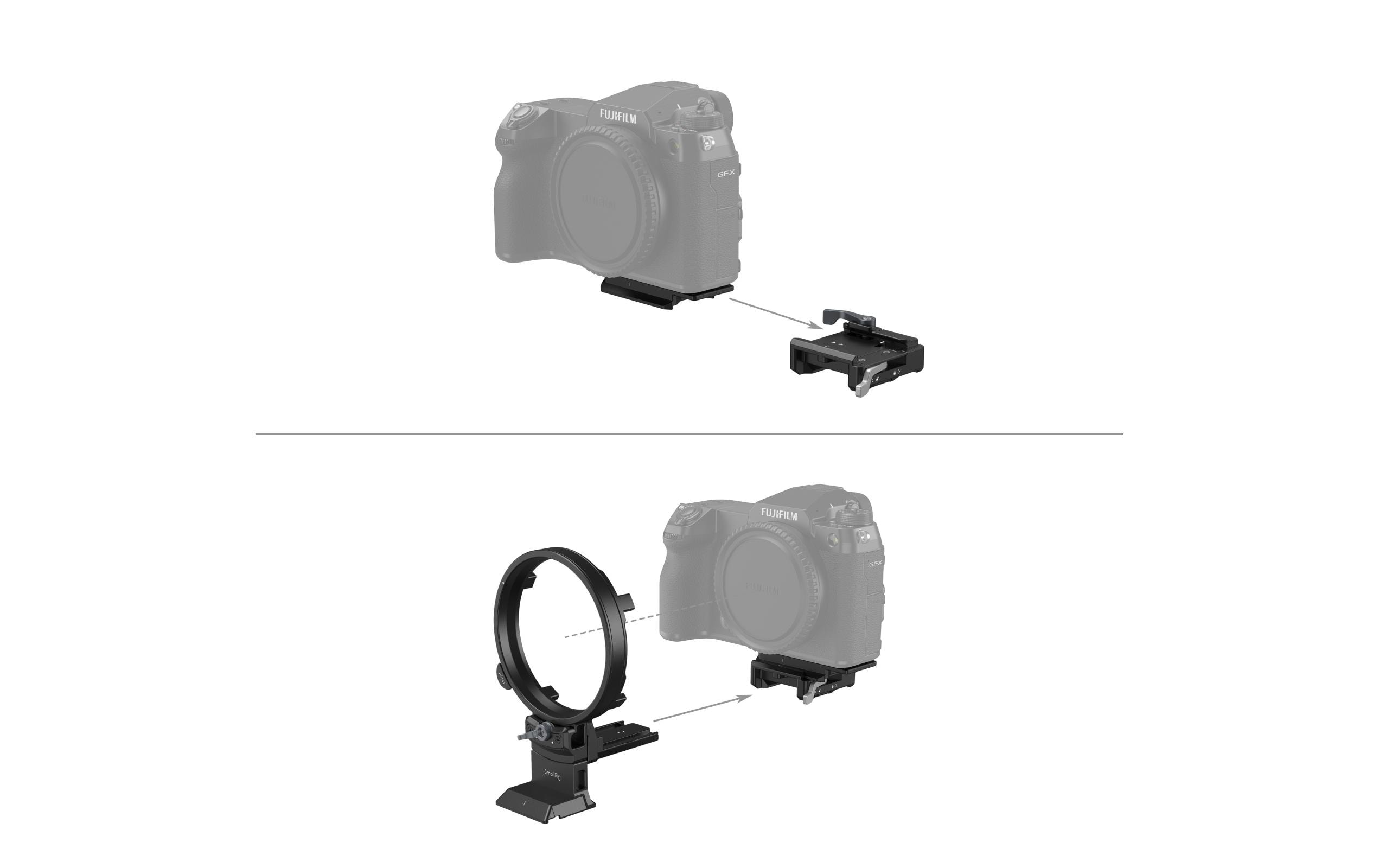 Smallrig Montageplatte FUJIFILM GFX Series Kit Drehbar