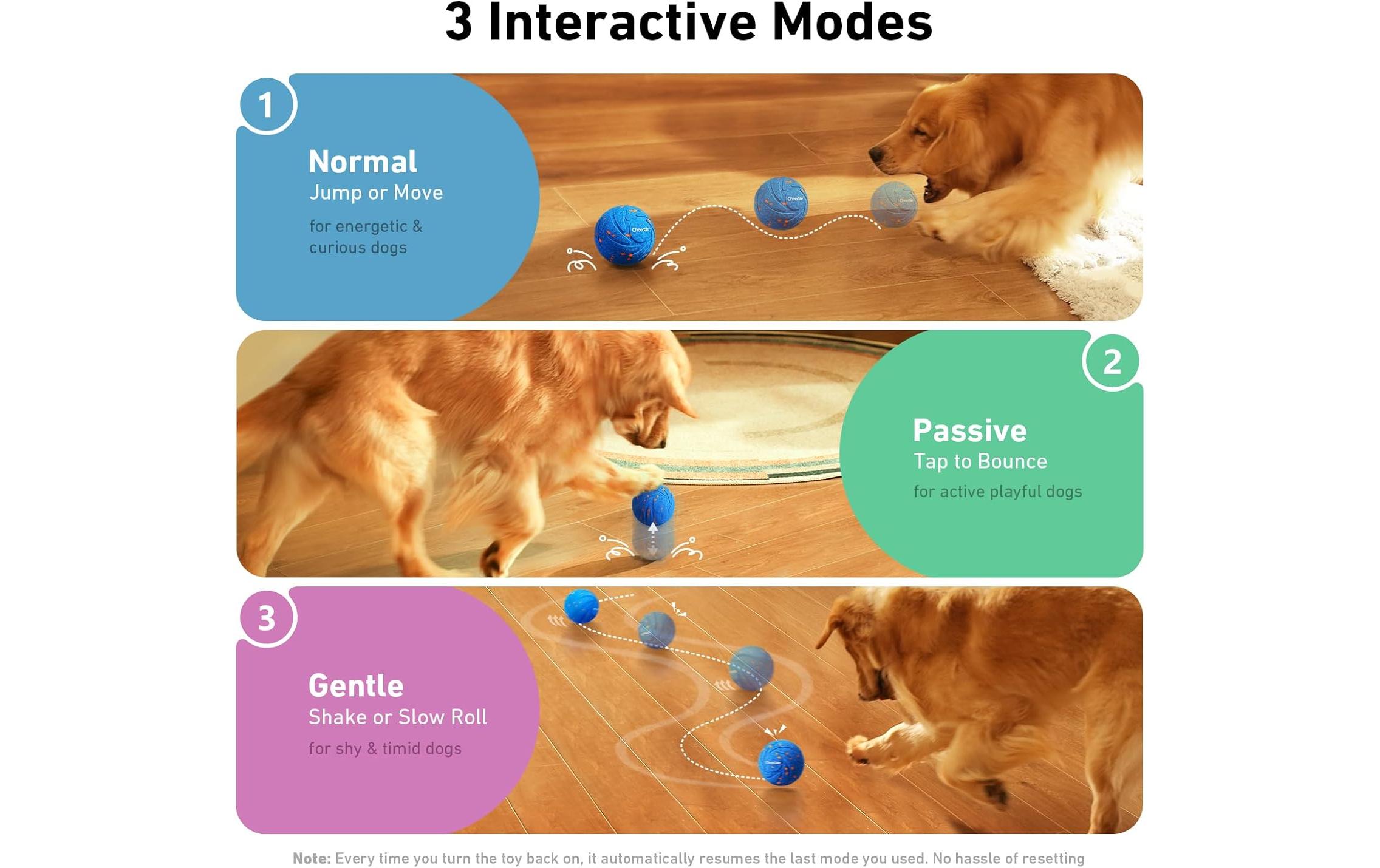Cheerble Hunde-Spielzeug Wicked Ball Air