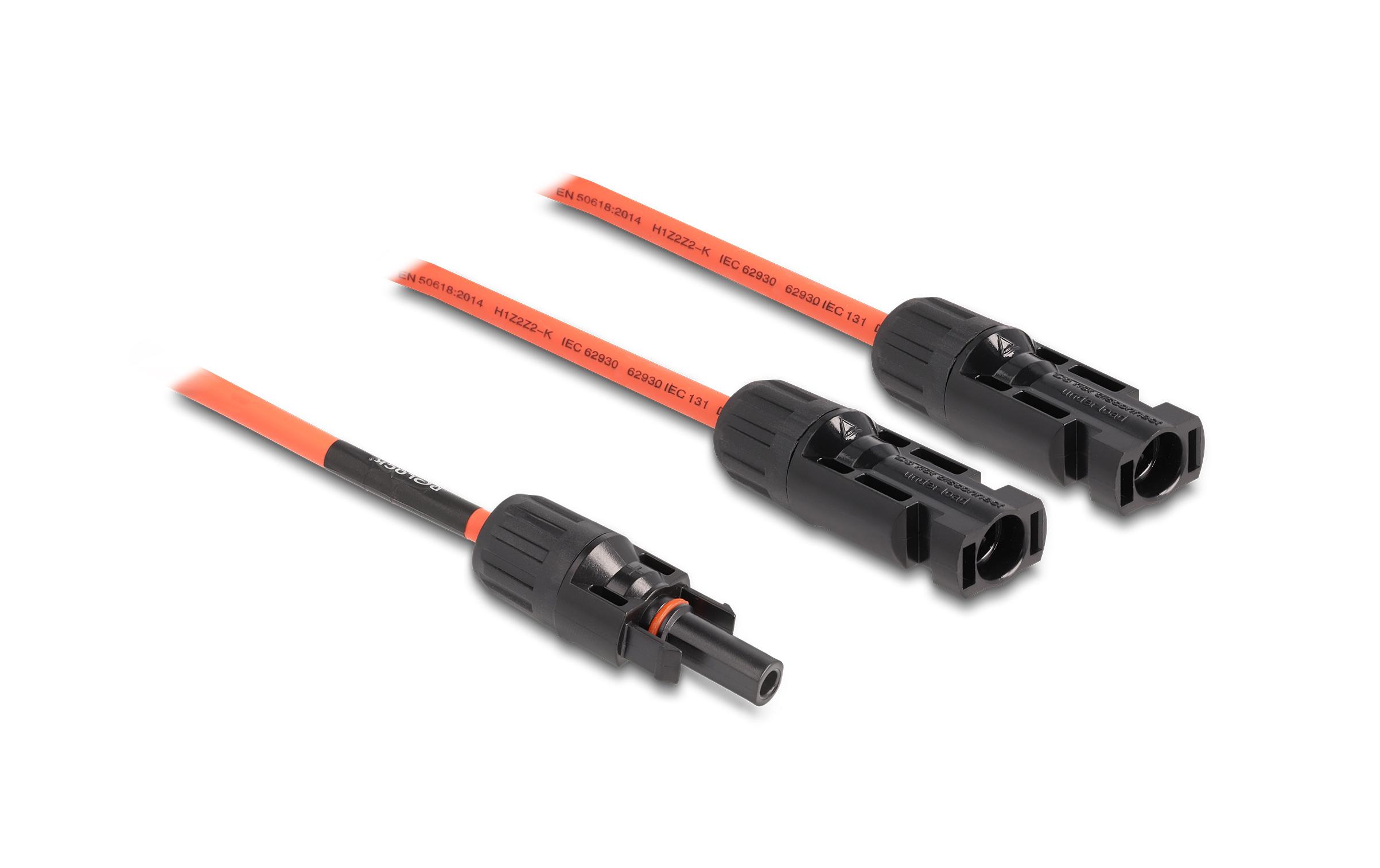 Delock Splitter Kabel DL4 1x Buchse zu 2x Stecker 4 mm², 30 cm
